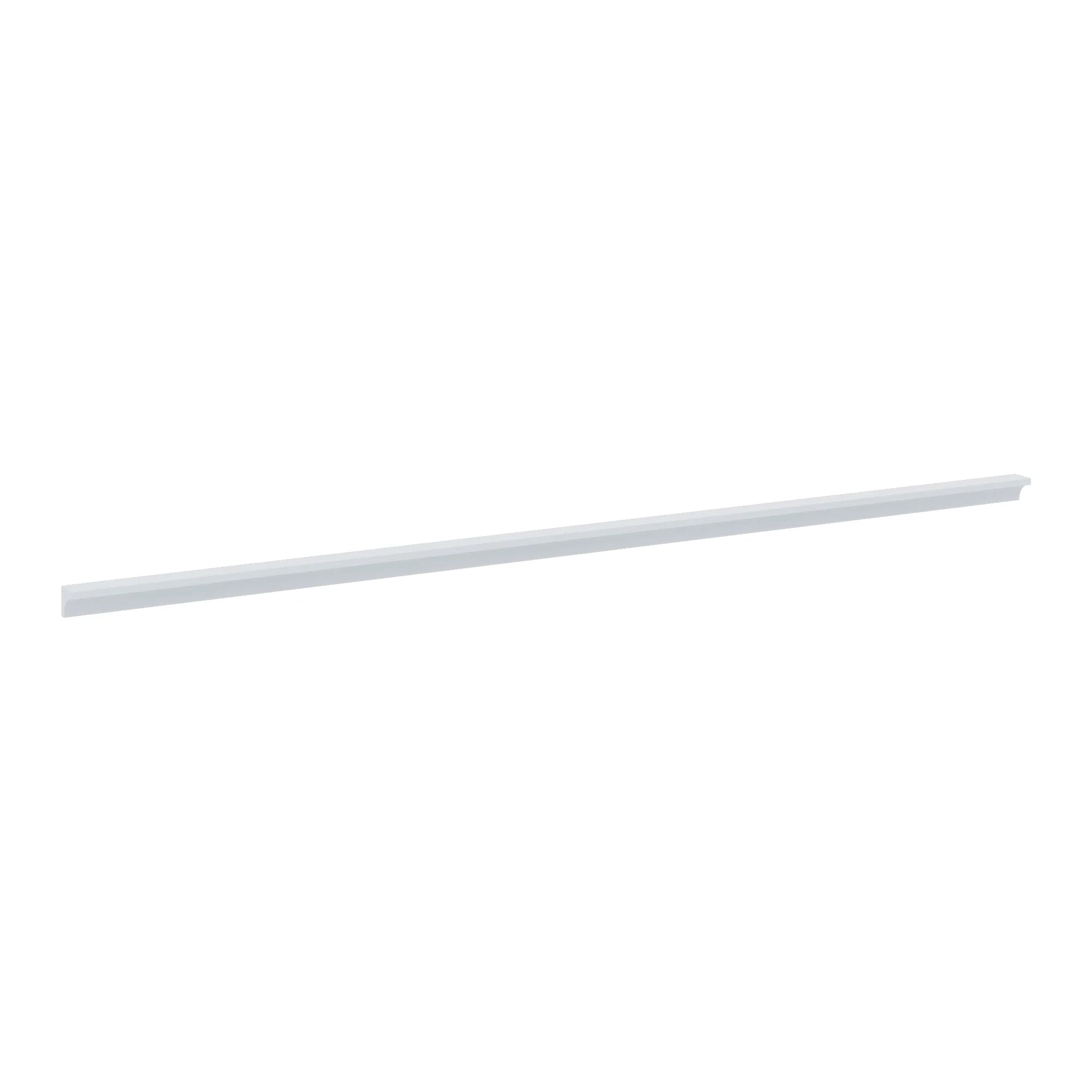 J&K White Shaker S8 96" W Incurved Corner Molding