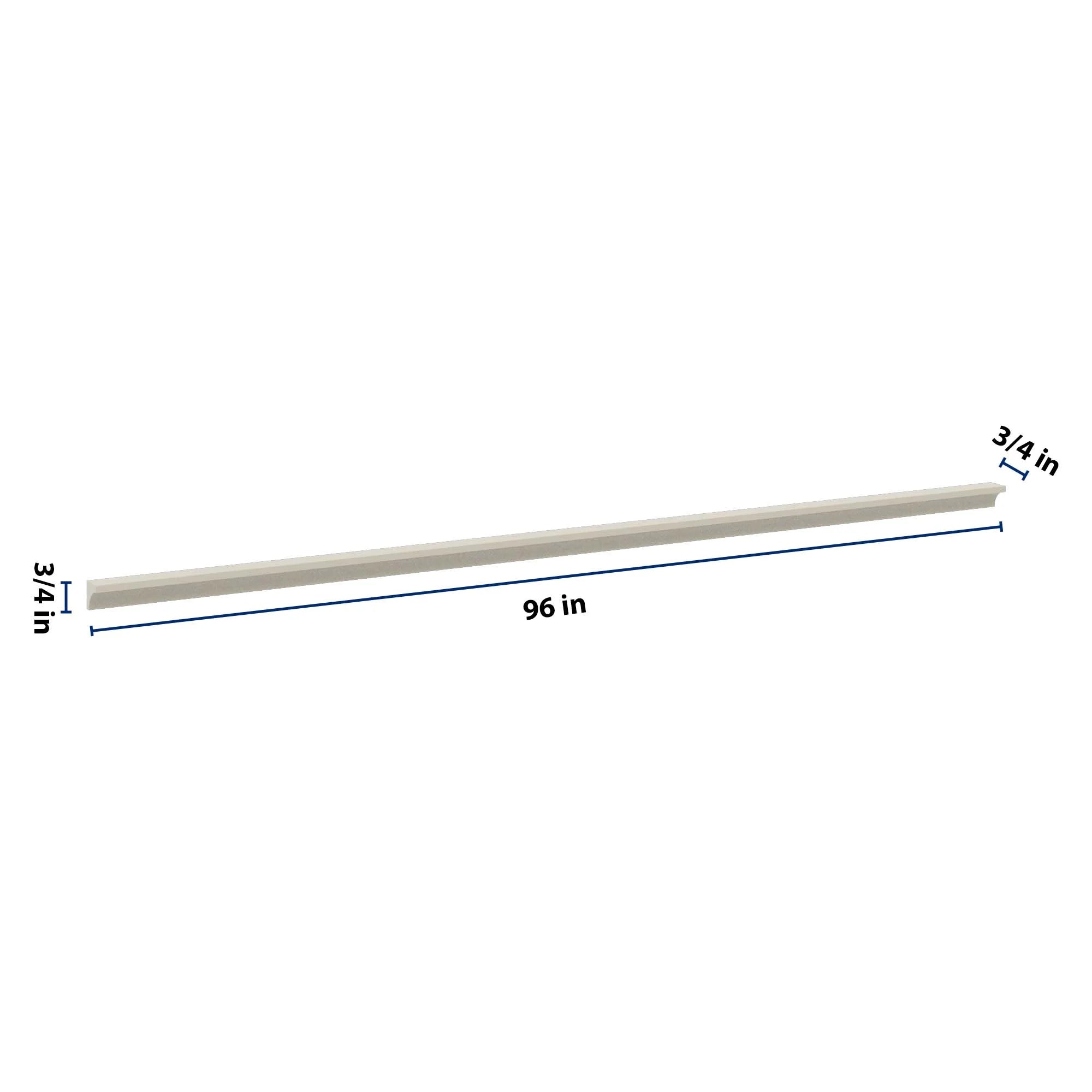 J&K Pebble B6 96" W Incurved Corner Molding
