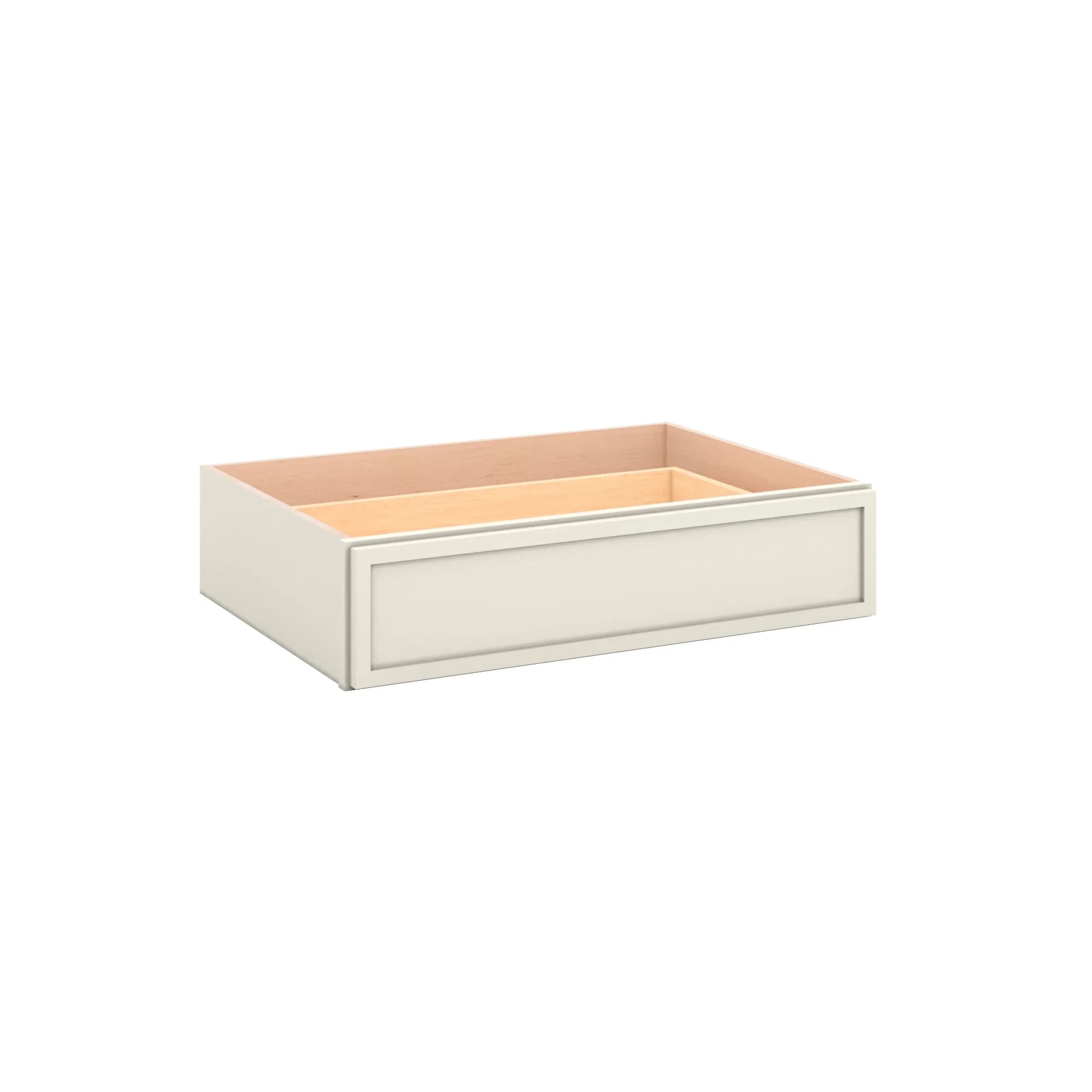 Modernform Cabinet Slim Dove White 30" W X 7" H X 21" D Vanity Knee Drawer
