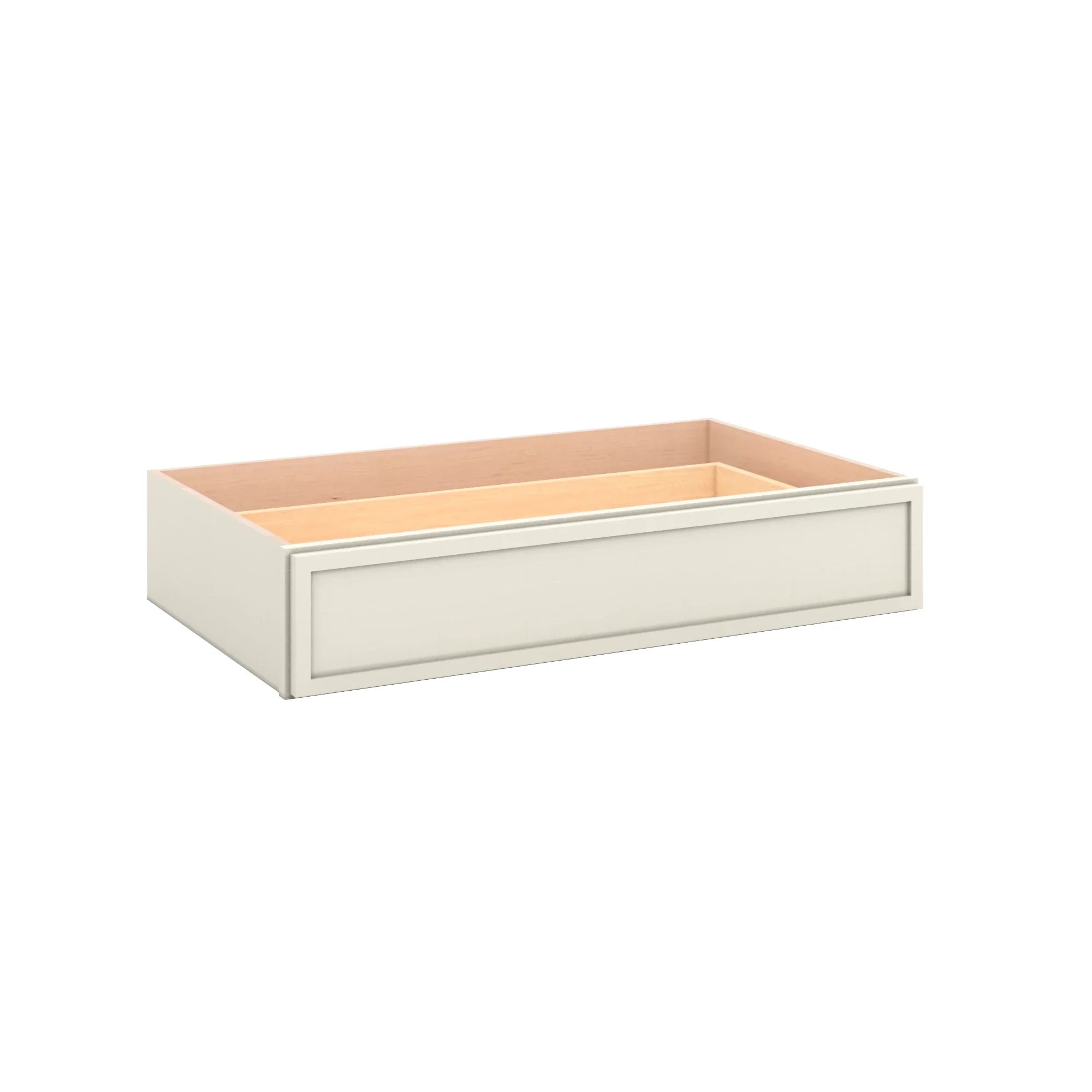 Modernform Cabinet Slim Dove White 36" W X 7" H X 21" D Vanity Knee Drawer