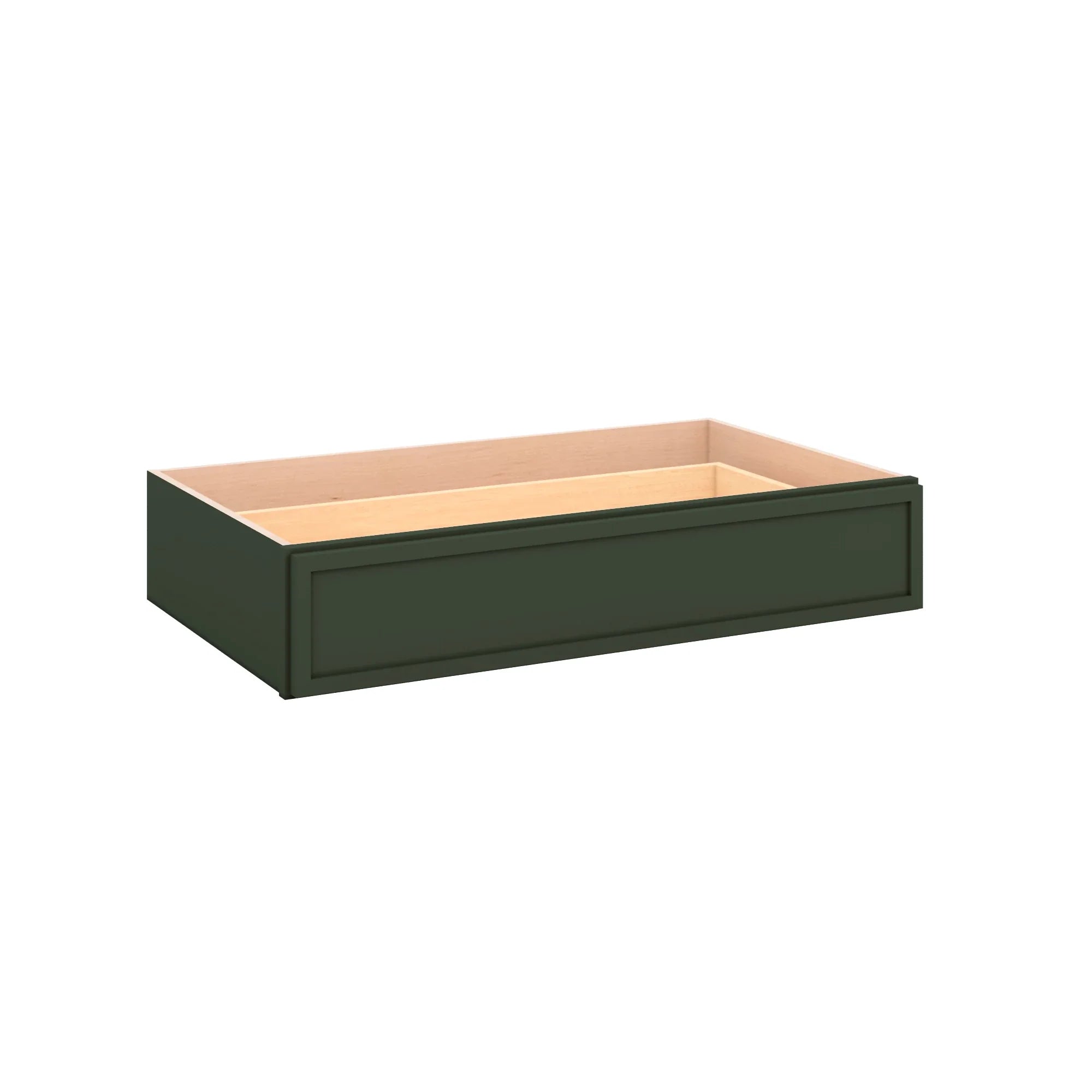 Modernform Cabinet Slim Sage Green 36" W X 7" H X 21" D Vanity Knee Drawer