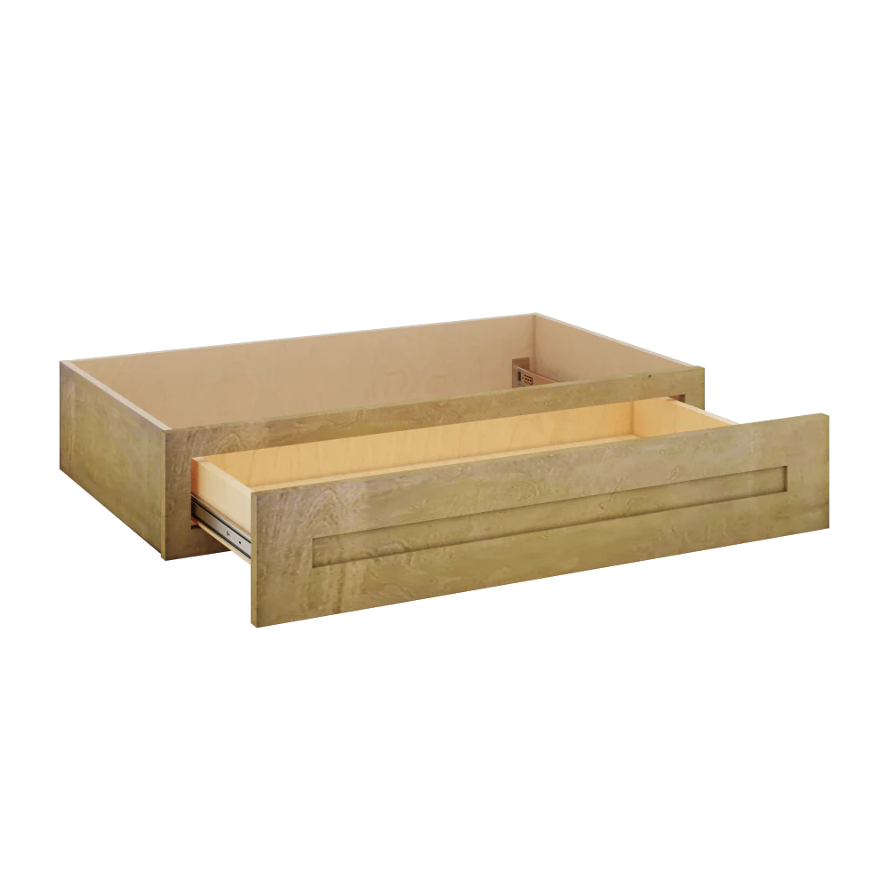 Modernform Cabinet Natural Shaker 36" W X 7" H X 21" D Vanity Knee Drawer