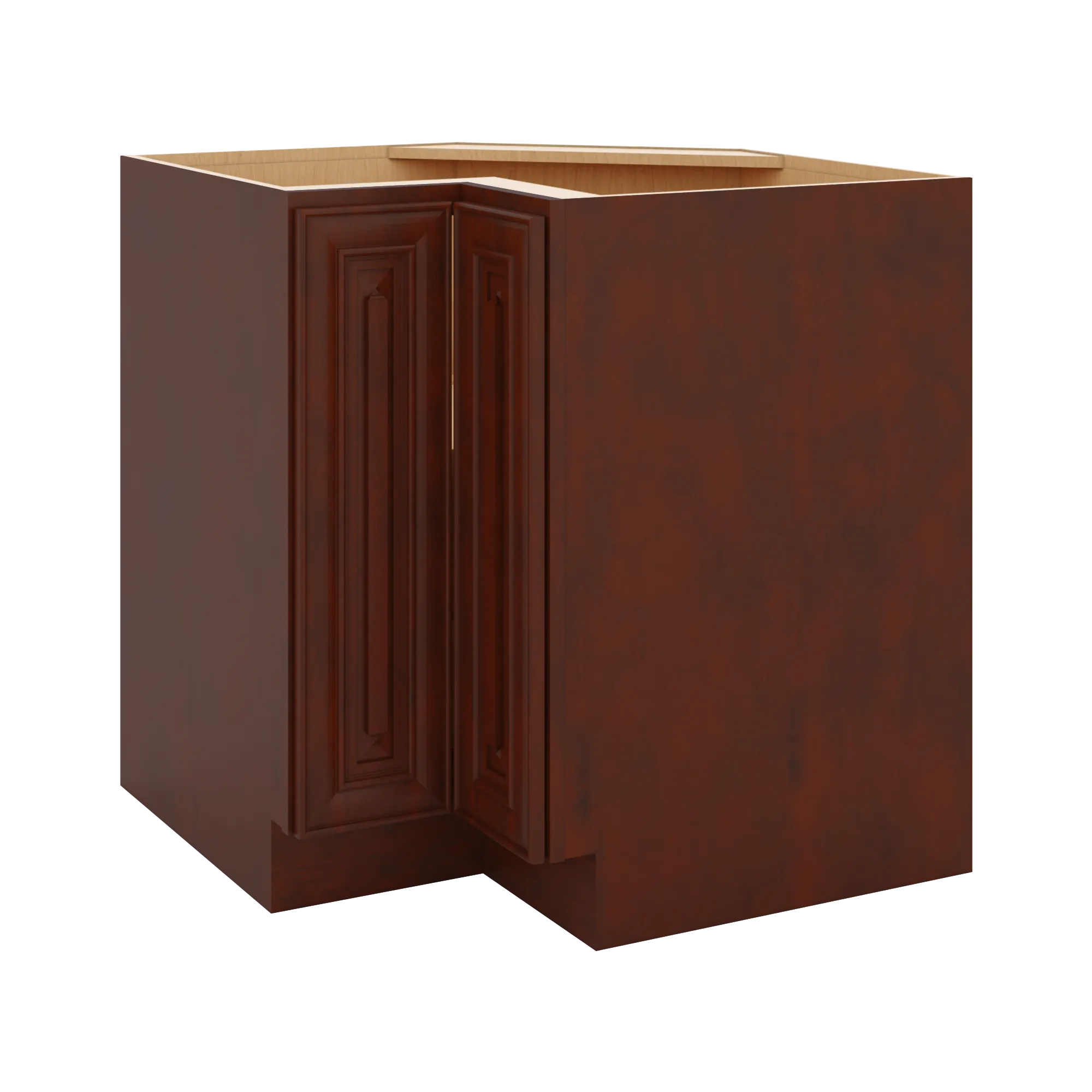 J&K Mahogany J5 Base Corner 90 Lazy Susan - 33" W