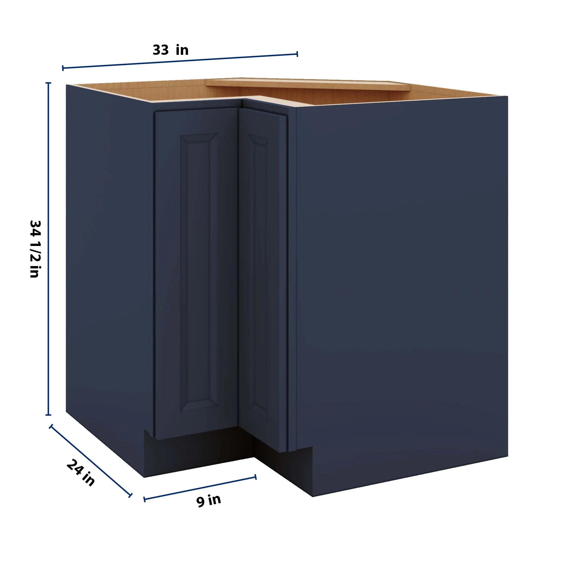 J&K Naval B7 Base Corner 90 Lazy Susan - 33" W