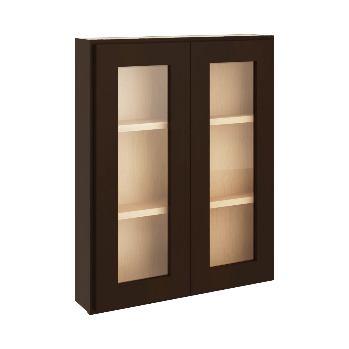 CNC Luxor 5-Piece Espresso 24" W X 30" H Double Door Medicine Cabinet
