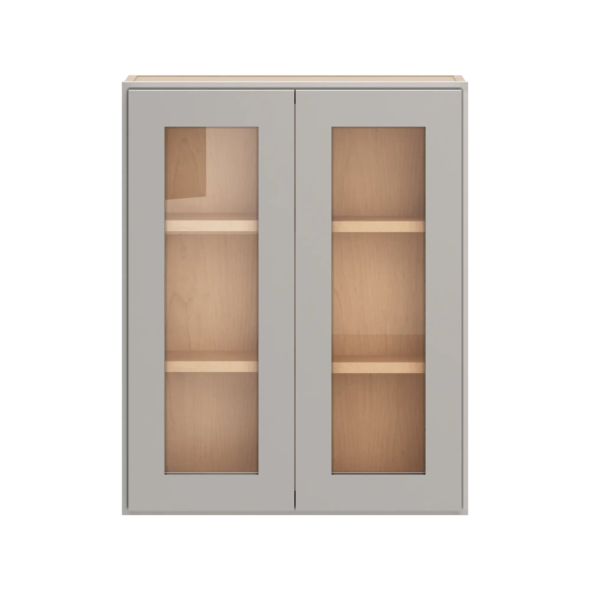 cnc luxor 5 piece misty grey 24 w x 30 h double door medicine cabinet