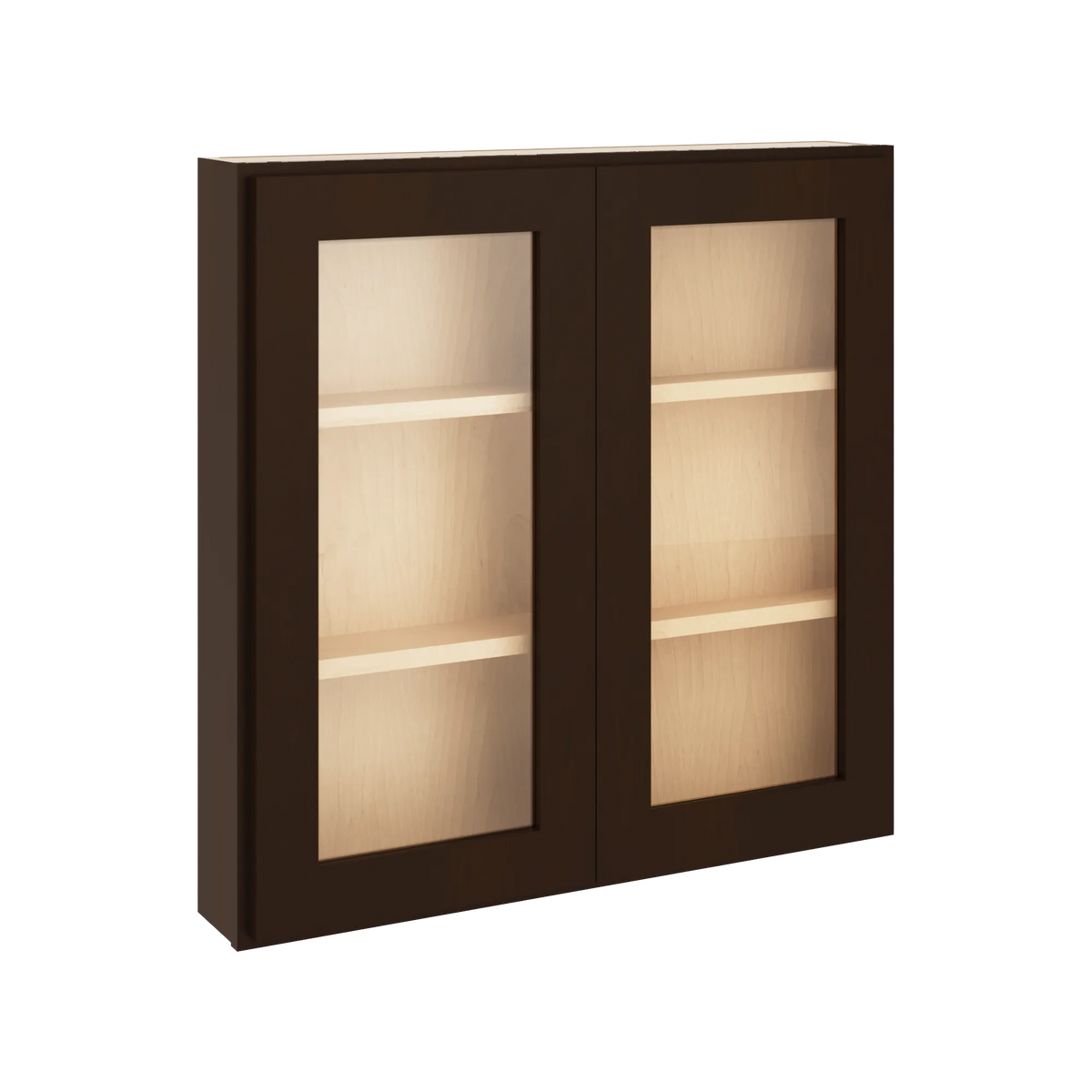 CNC Luxor 5-Piece Espresso 30" W X 30" H Double Door Medicine Cabinet