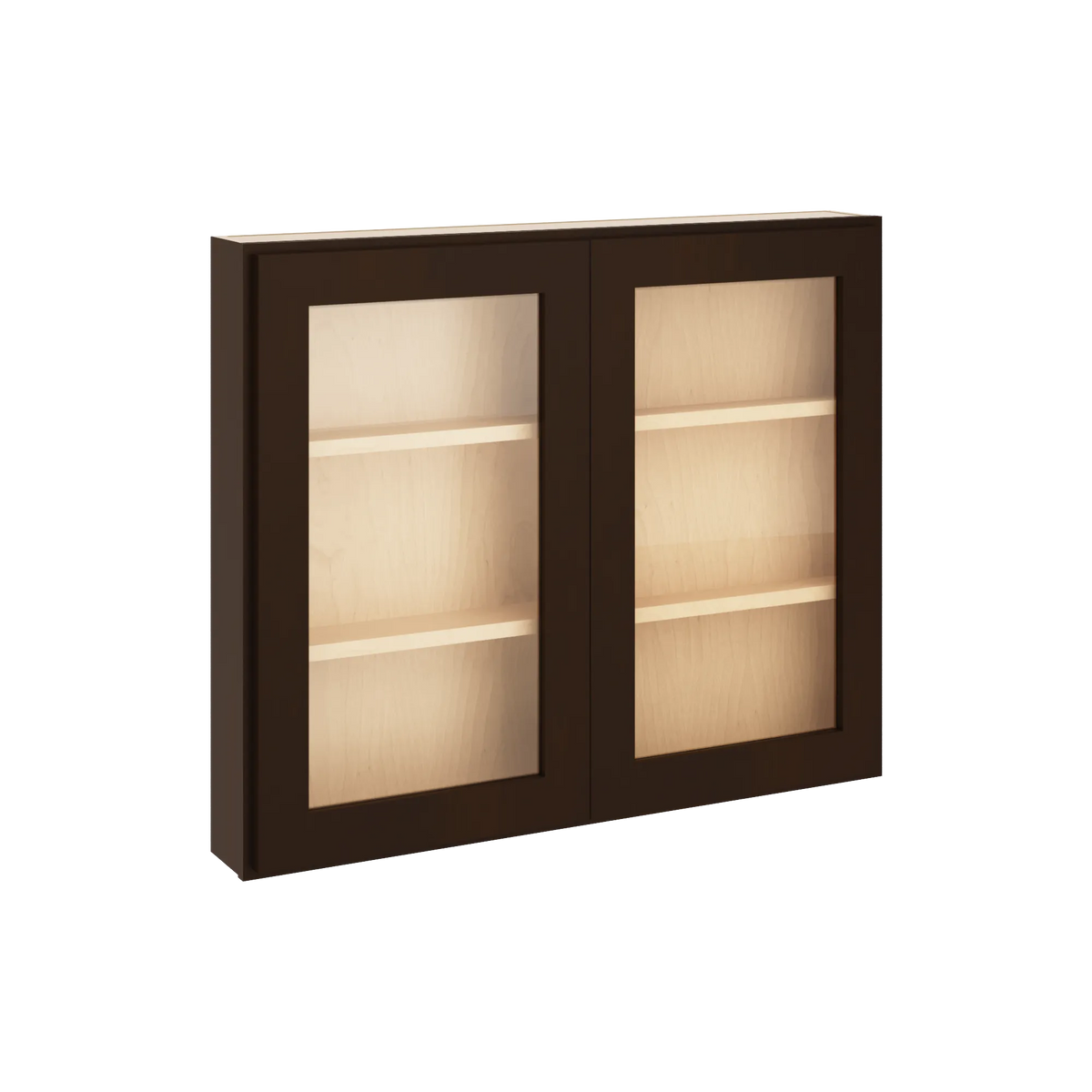 CNC Luxor 5-Piece Espresso 36" W X 30" H Double Door Medicine Cabinet