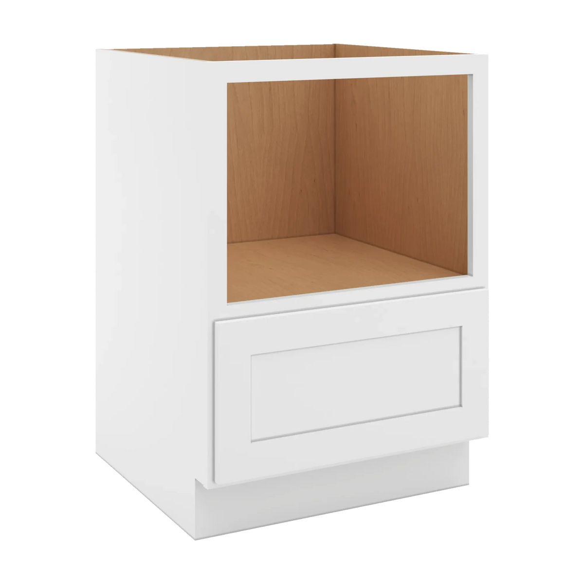cnc luxor white 24 w microwave base cabinet