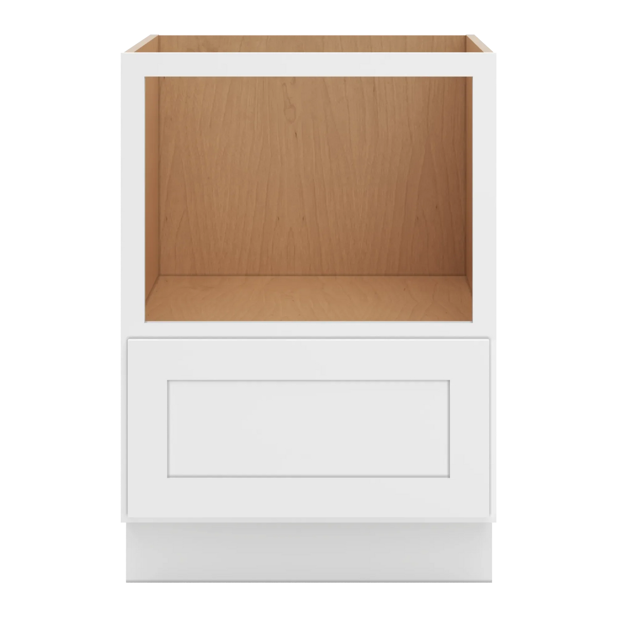 cnc luxor white 24 w microwave base cabinet