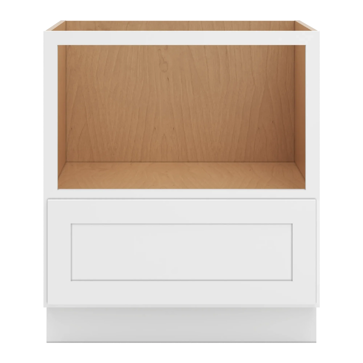 cnc luxor white 30 w microwave base cabinet