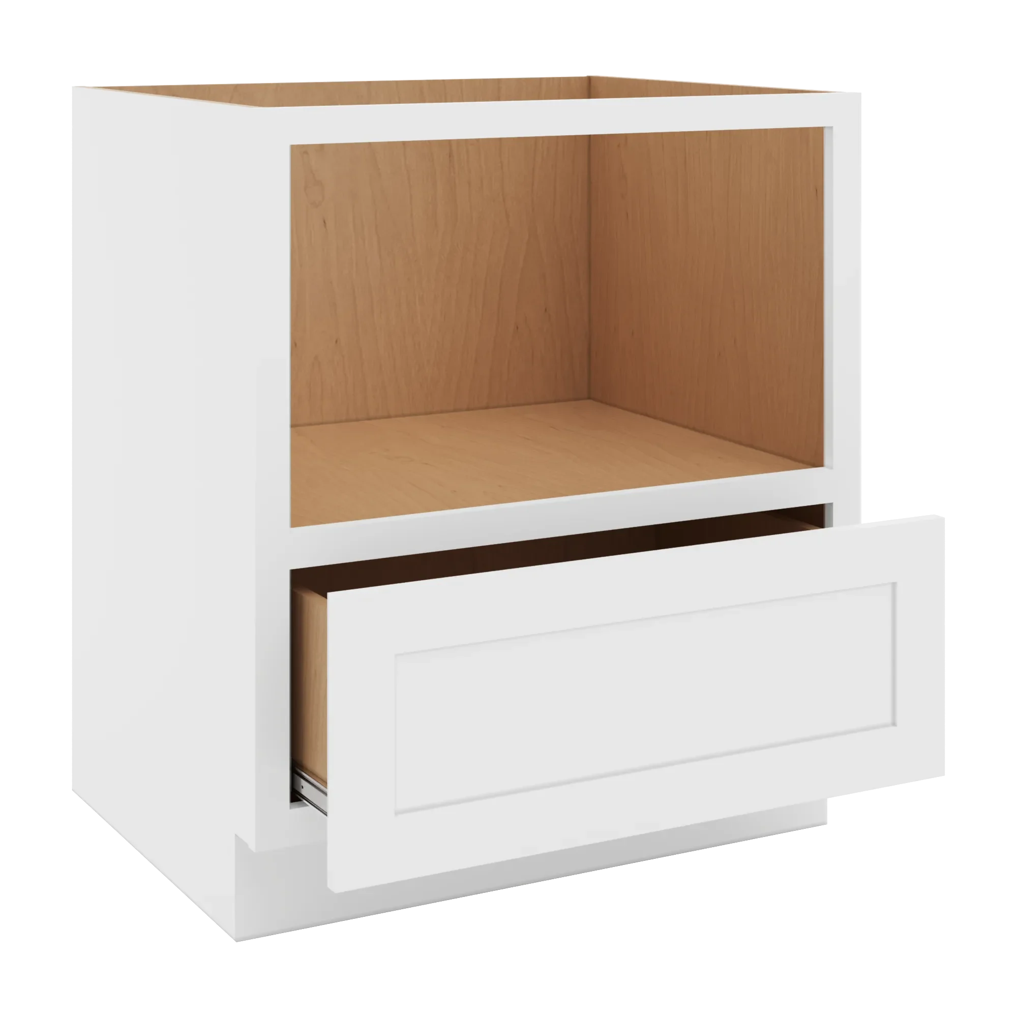 cnc luxor 5 piece white 30 w microwave base cabinet