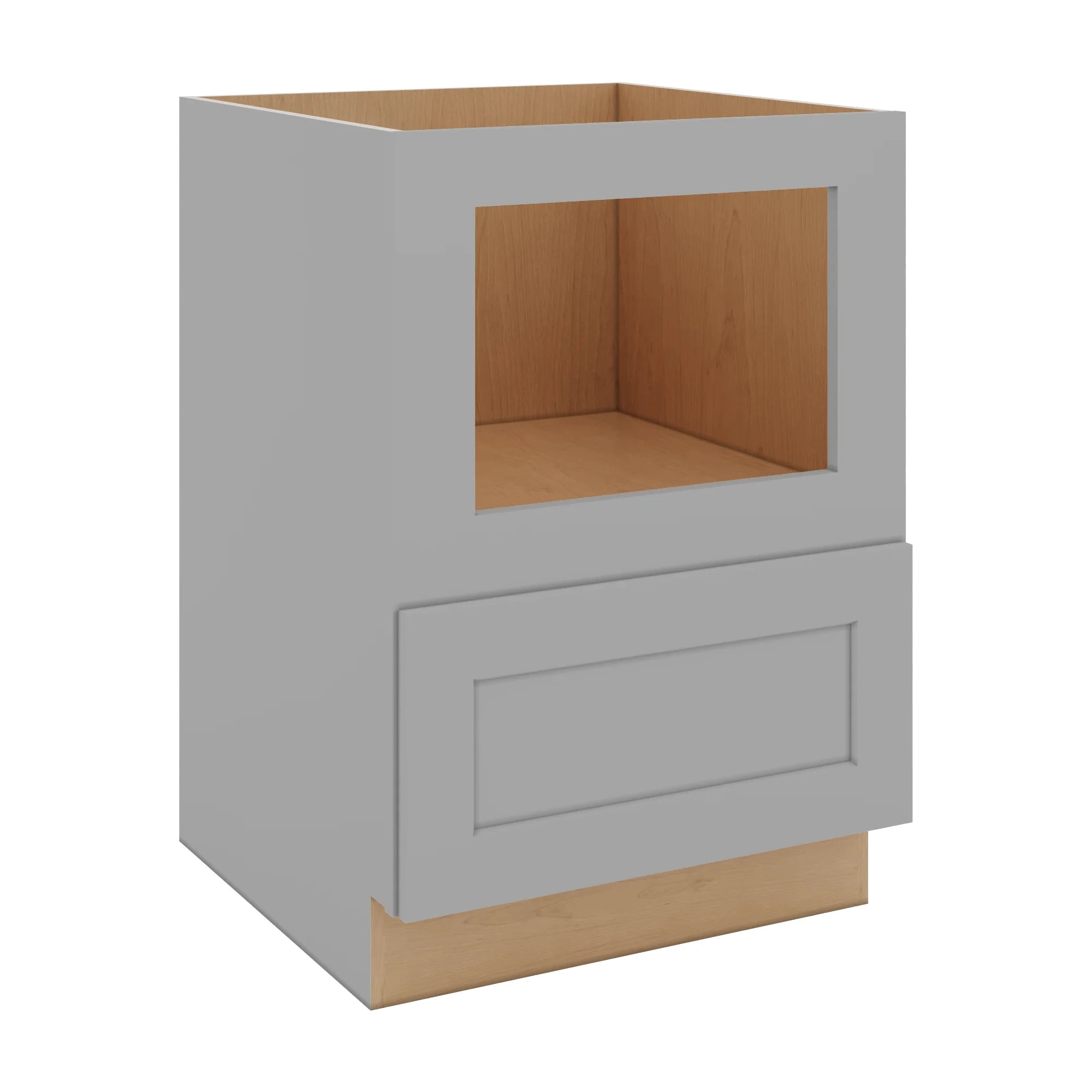 J&K Castle Grey S5 Base Microwave Drawer - 24" W