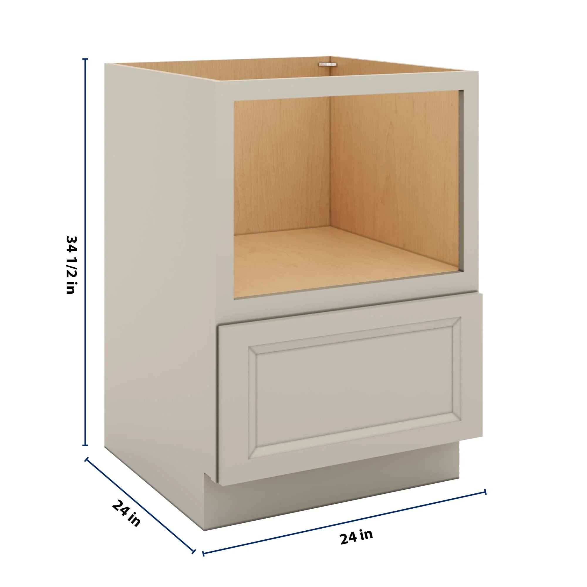 J&K Pebble B6 Base Microwave Drawer - 24" W