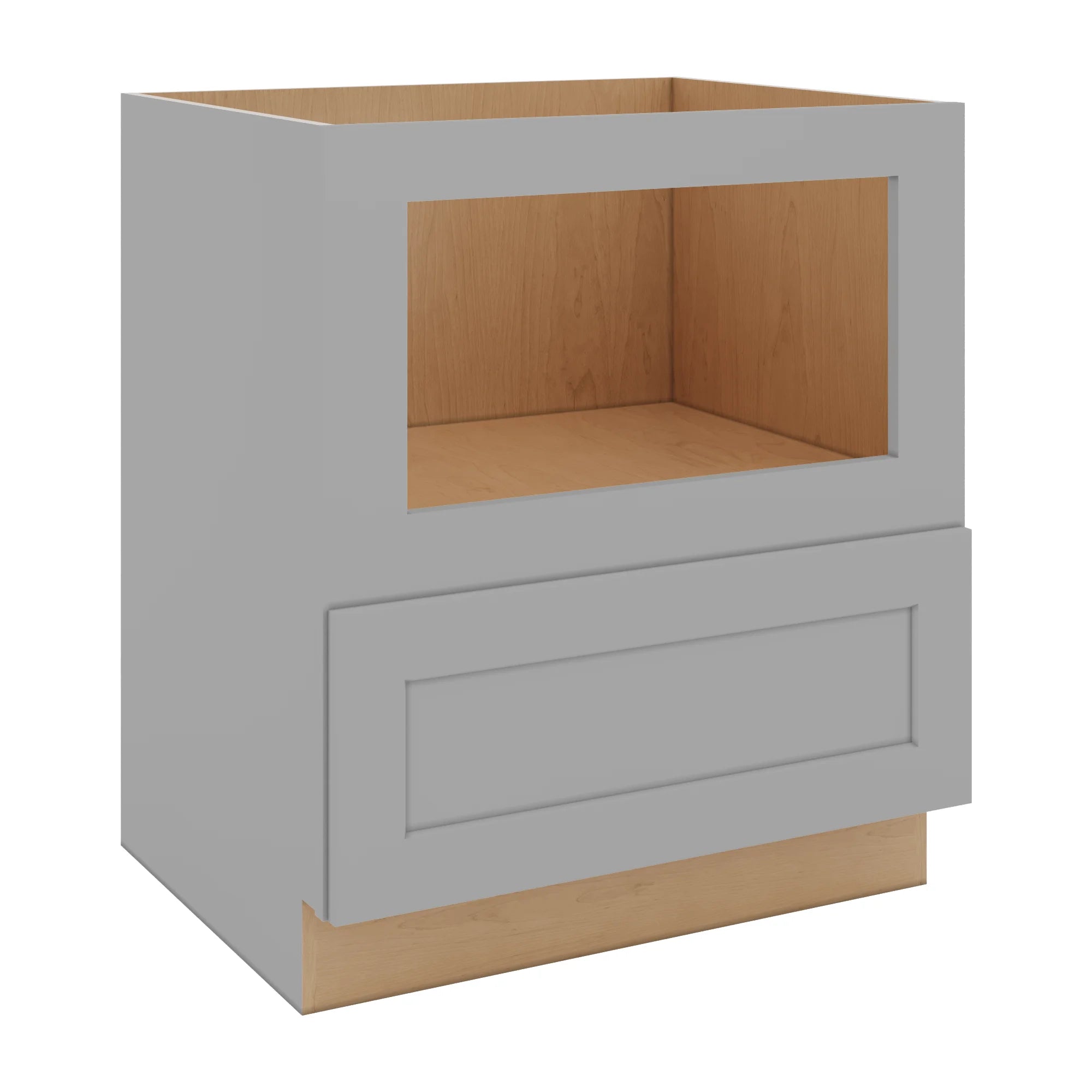 J&K Castle Grey S5 Base Microwave Drawer - 30" W