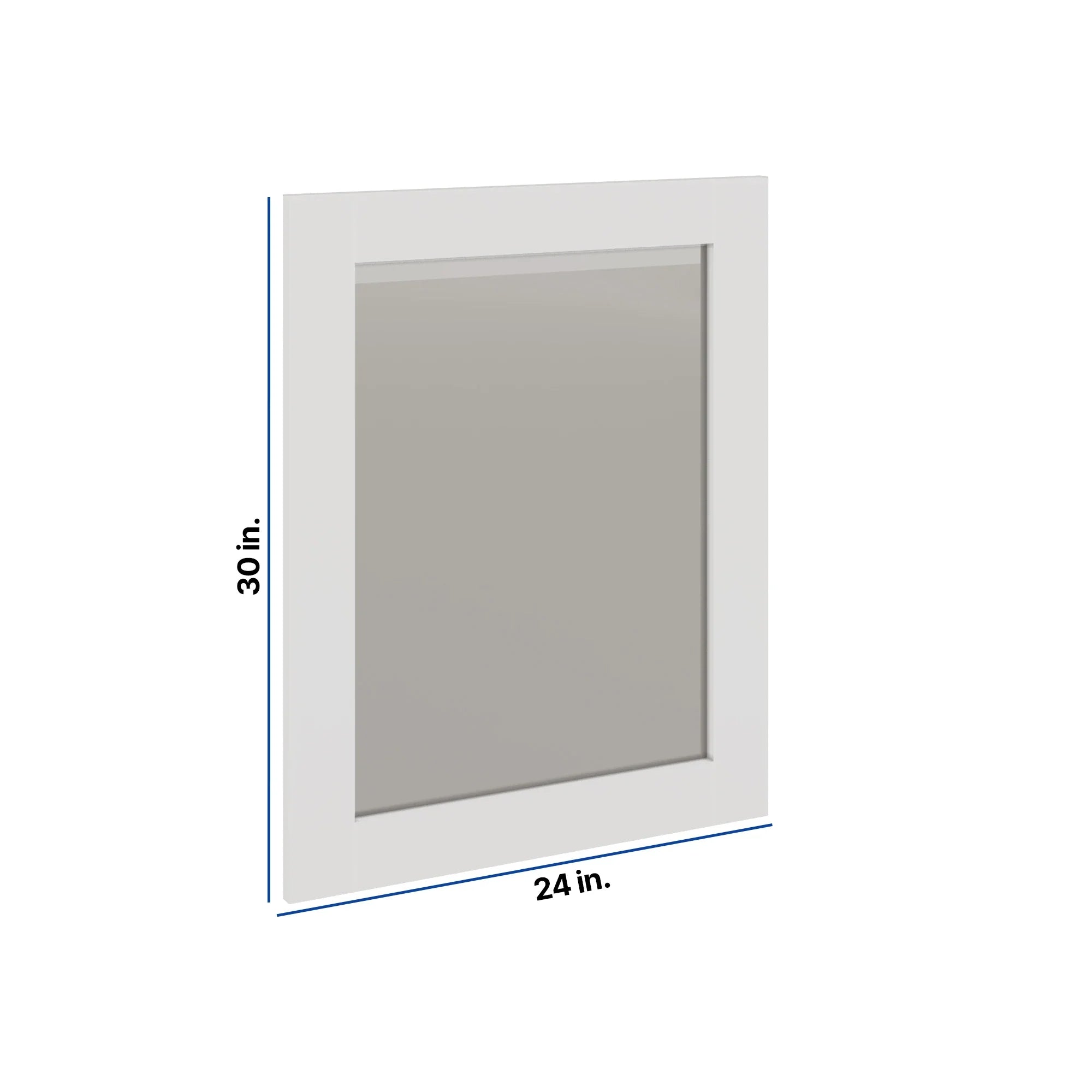 Modernform Cabinet White Shaker 24" W X 30" H Vanity Mirror