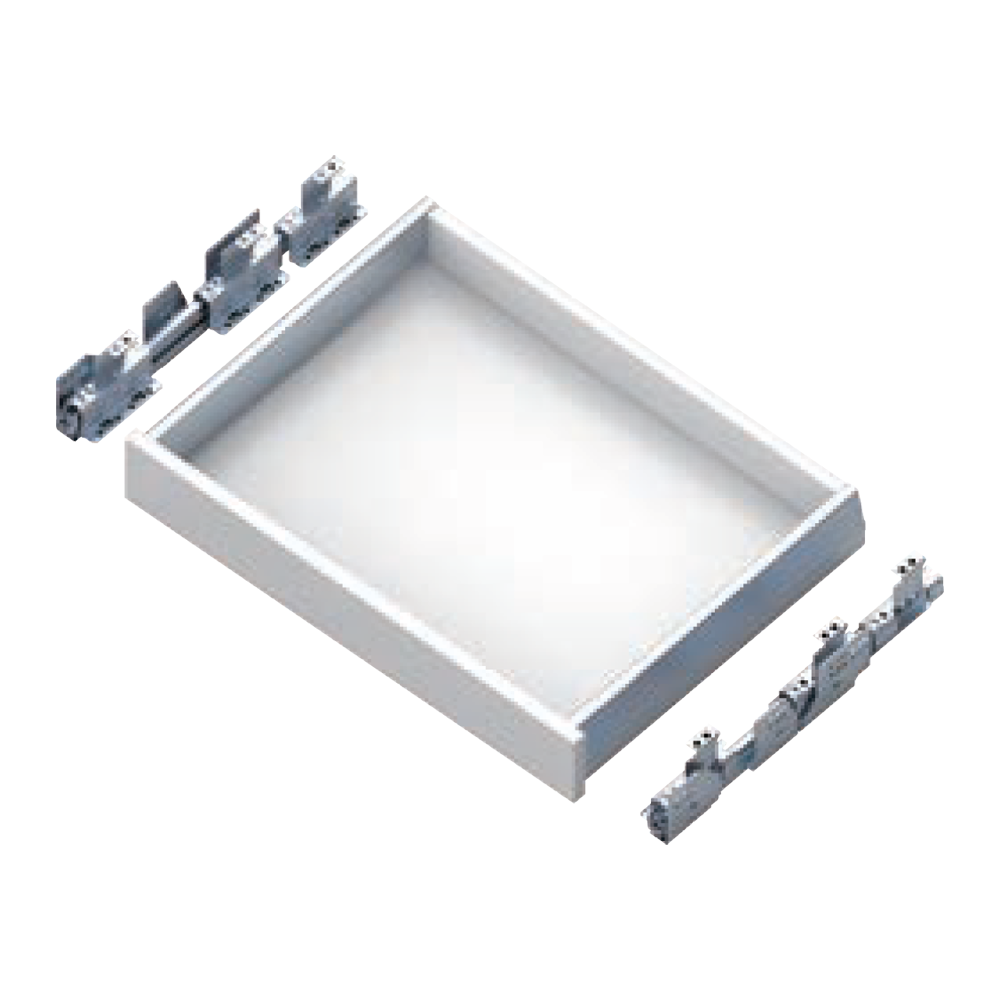 Modernform Cabinet Matte White 18" W Roll Out Tray
