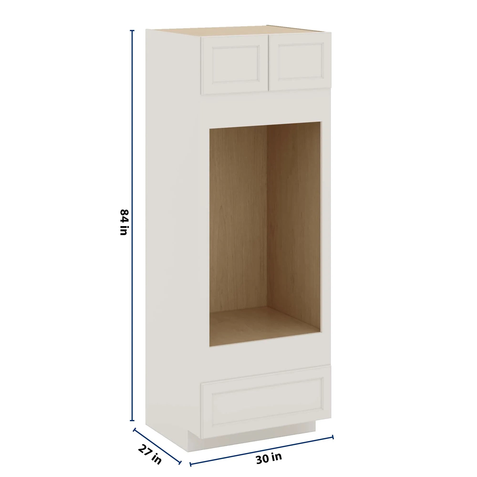 J&K Dove E1 Double Oven w/One (1) Bottom Drawer 30" W x 84" H x 27" D