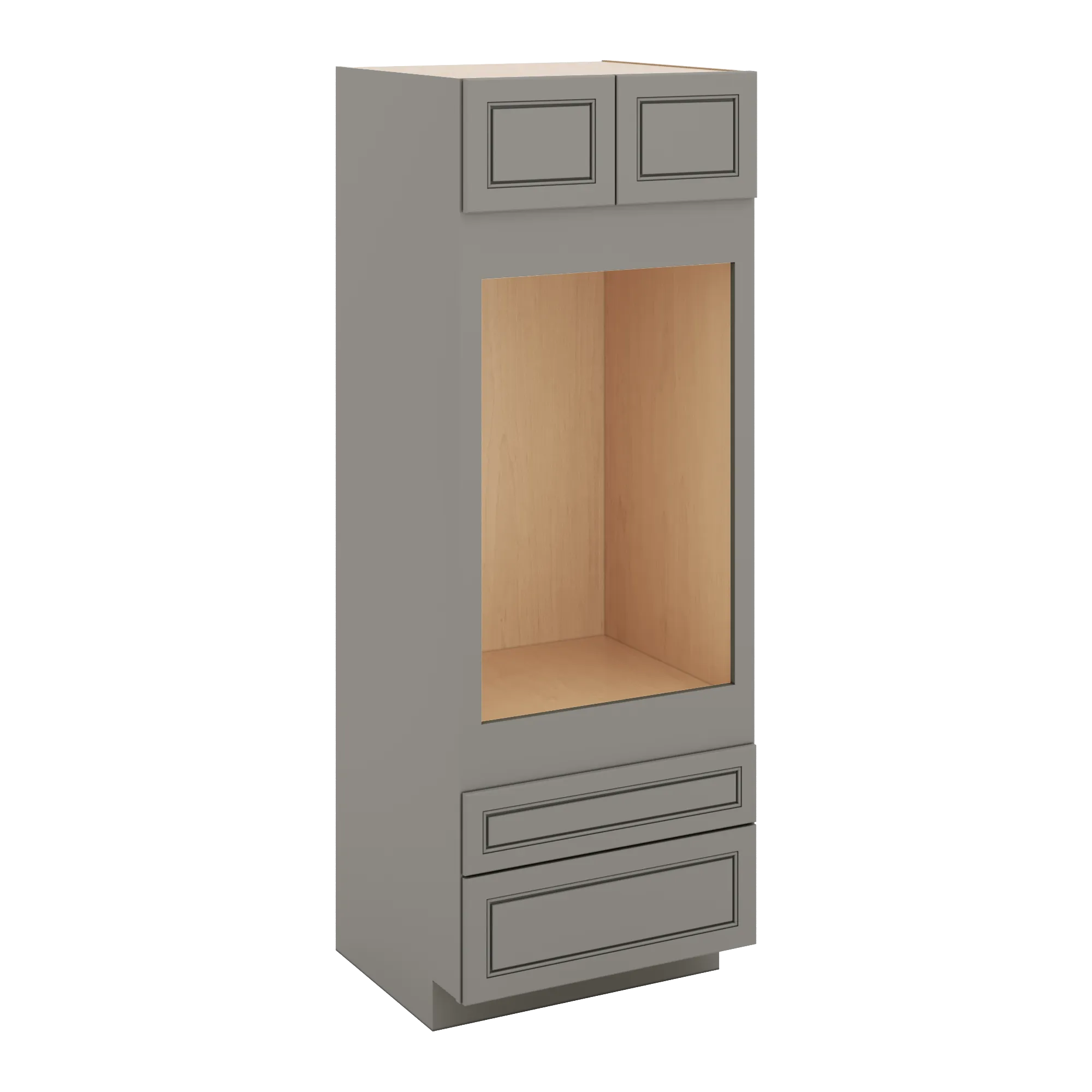 J&K Greige K3 Single Oven w/Two (2) Bottom Drawers 30" W x 84" H x 27" D