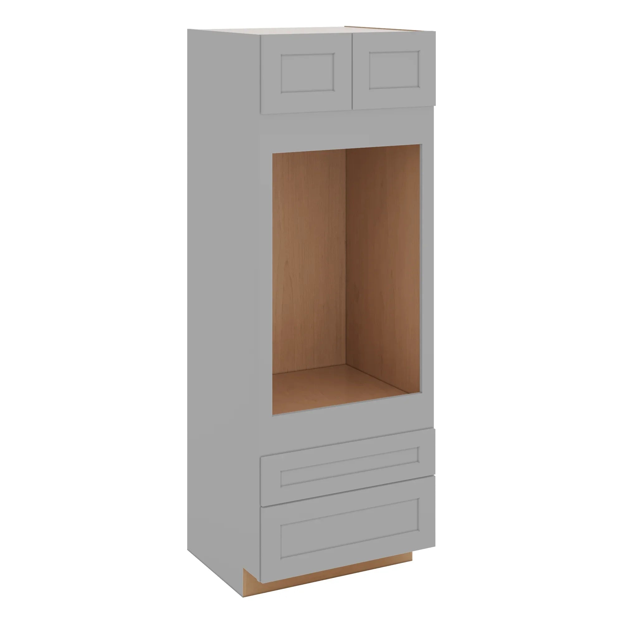 J&K Castle Grey S5 Single Oven w/Two (2) Bottom Drawers 30" W x 84" H x 27" D
