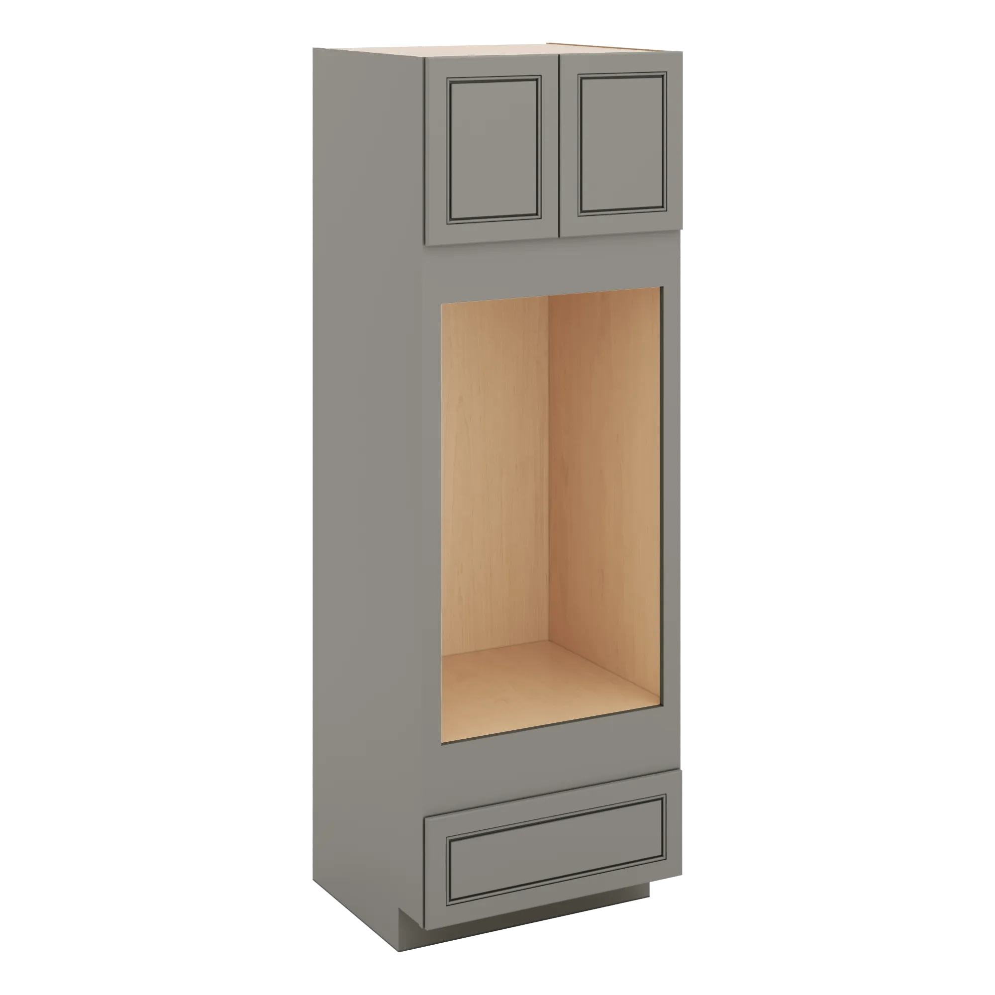 J&K Greige K3 Double Oven w/One (1) Bottom Drawer 30" W x 90" H x 27" D