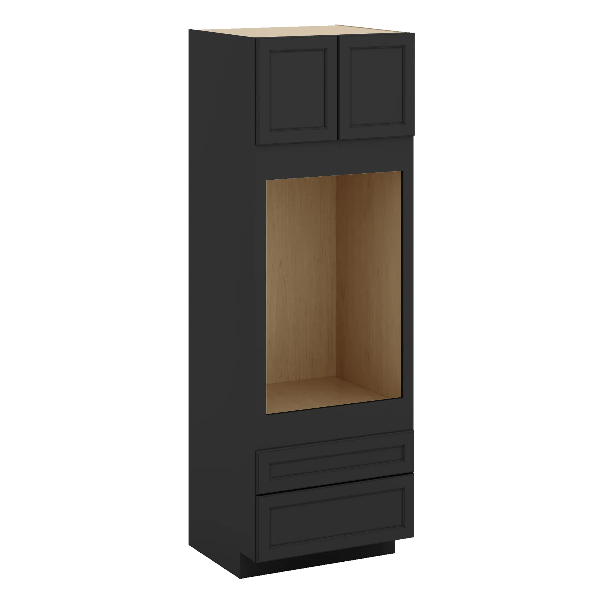 J&K Charcoal E2 Single Oven w/Two (2) Bottom Drawers 30" W x 90" H x 27" D