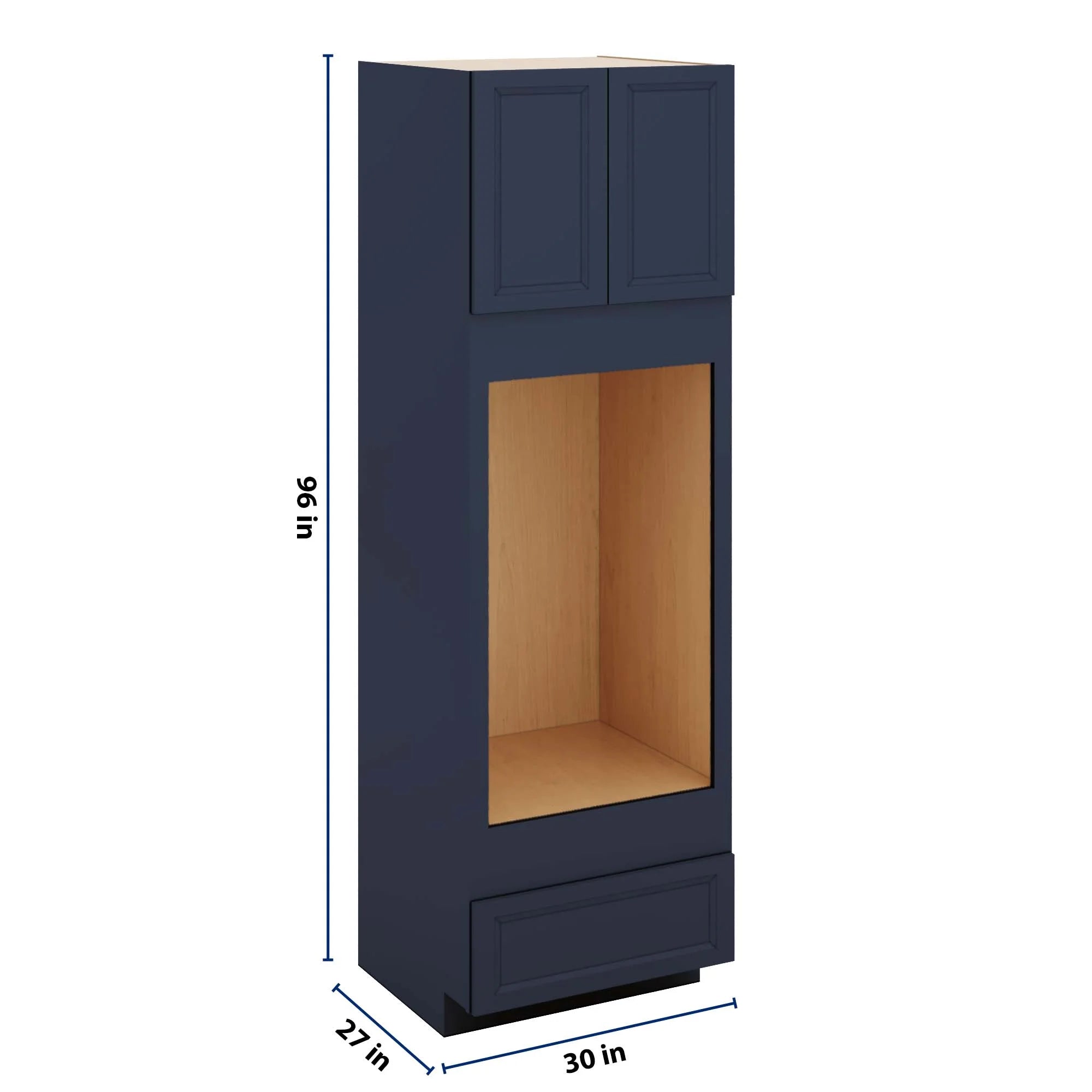 J&K Naval B7 Double Oven w/One (1) Bottom Drawer 30" W x 96" H x 27" D