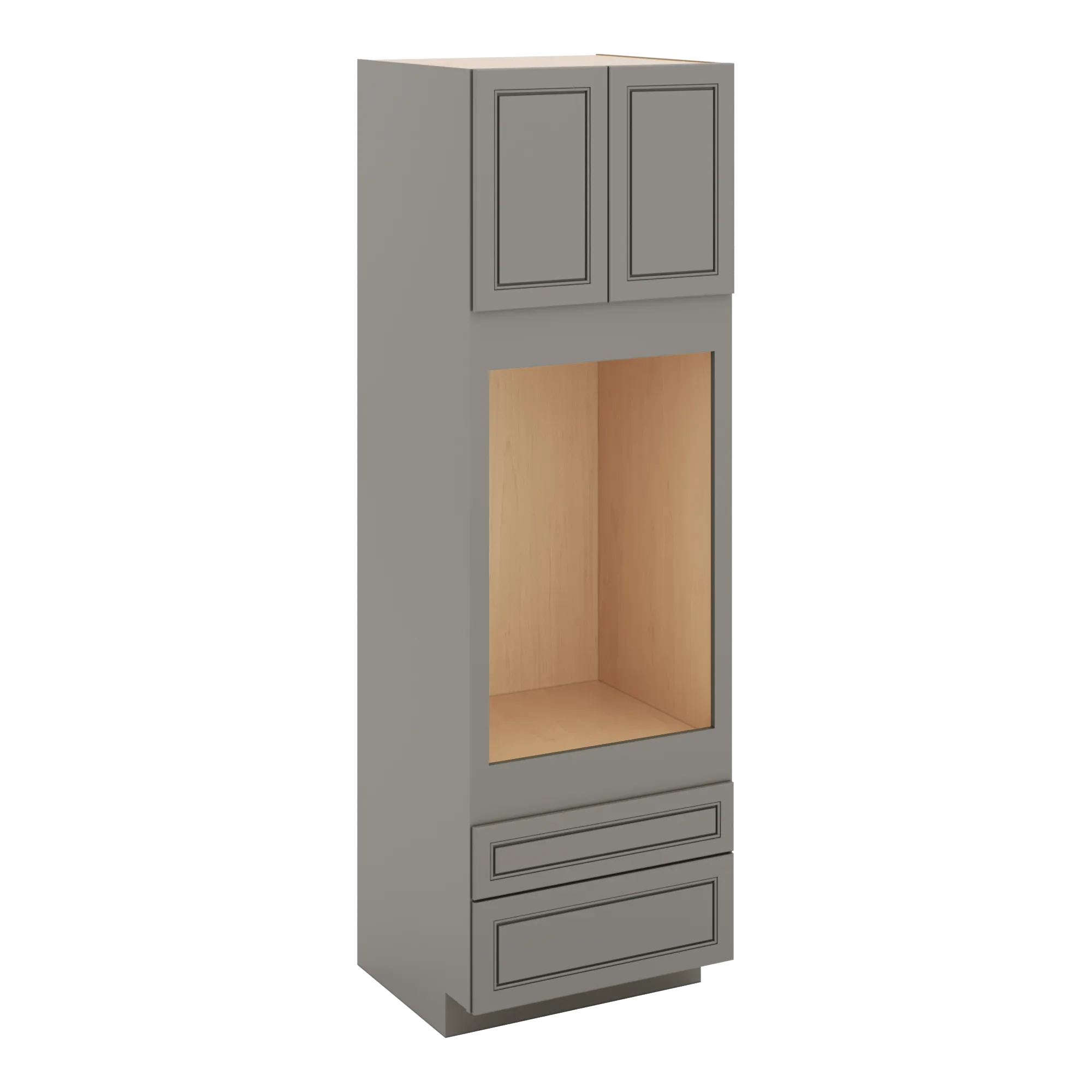 J&K Greige K3 Single Oven w/Two (2) Bottom Drawers 30" W x 96" H x 27" D