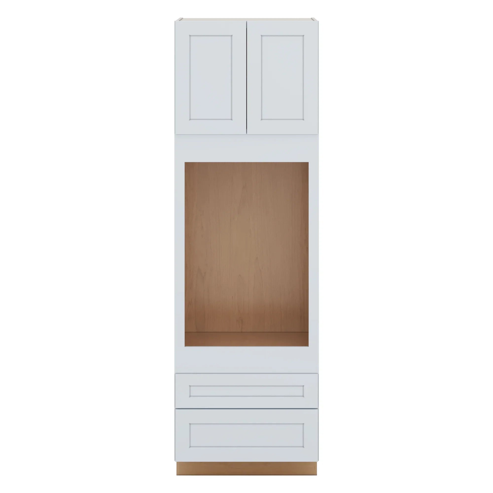 Two (2) Bottom Drawers 30" W x 96" H x 27" D