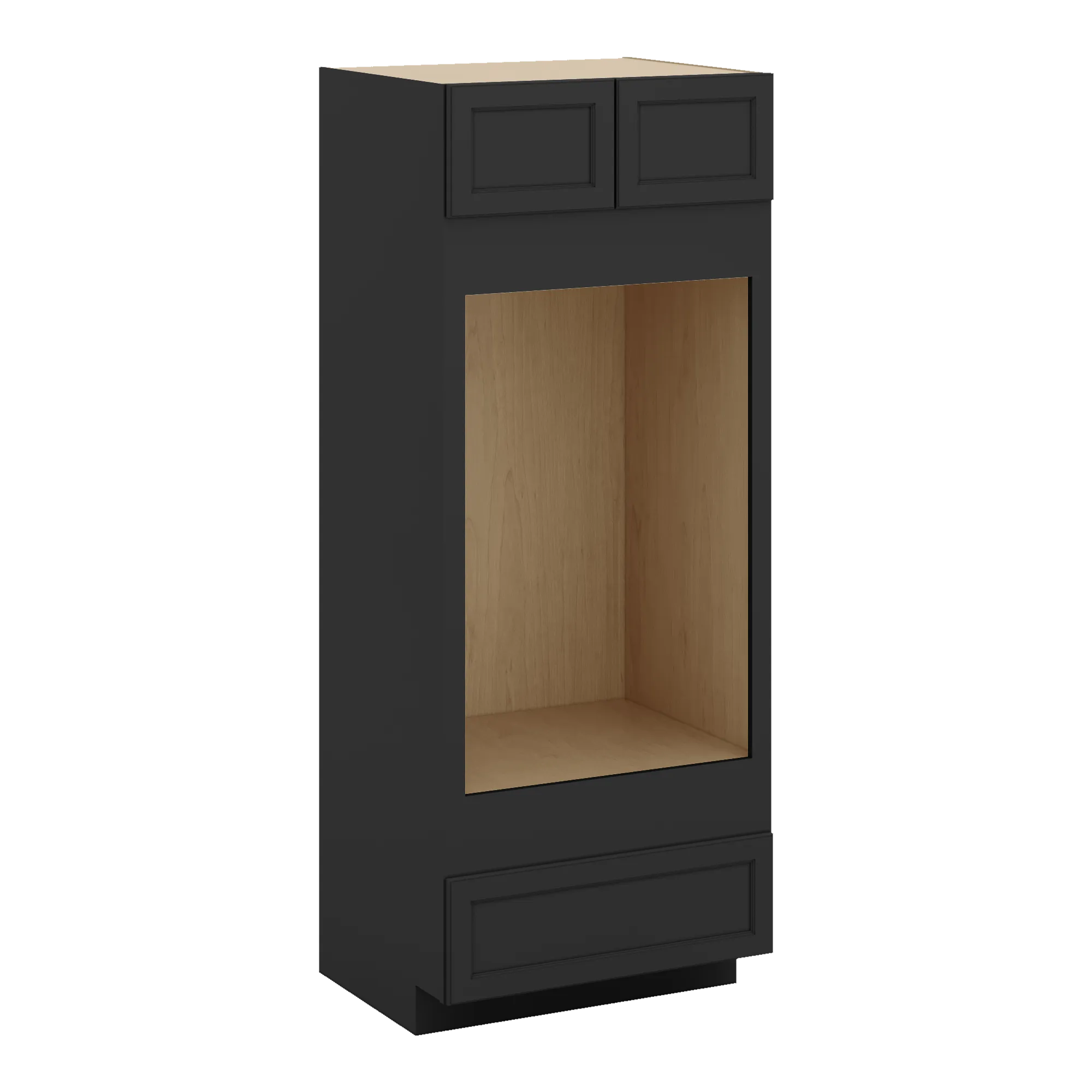 J&K Charcoal E2 Double Oven w/One (1) Bottom Drawer 33" W x 84" H x 27" D