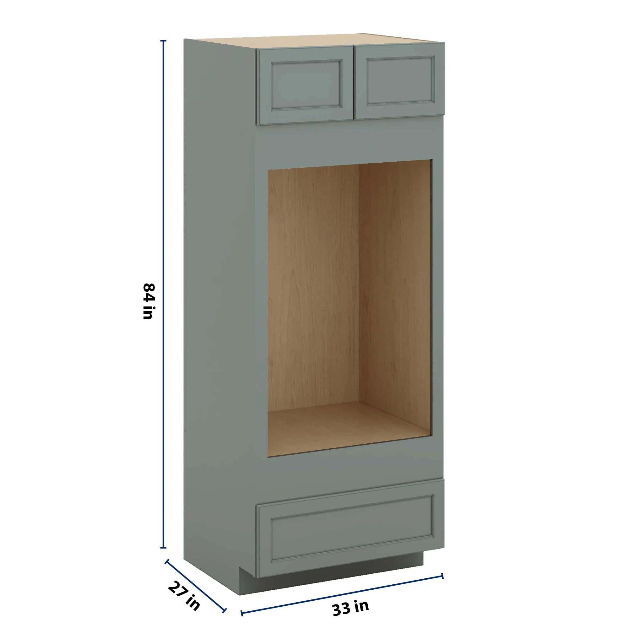 J&K Sage E3 Double Oven w/One (1) Bottom Drawer 33" W x 84" H x 27" D