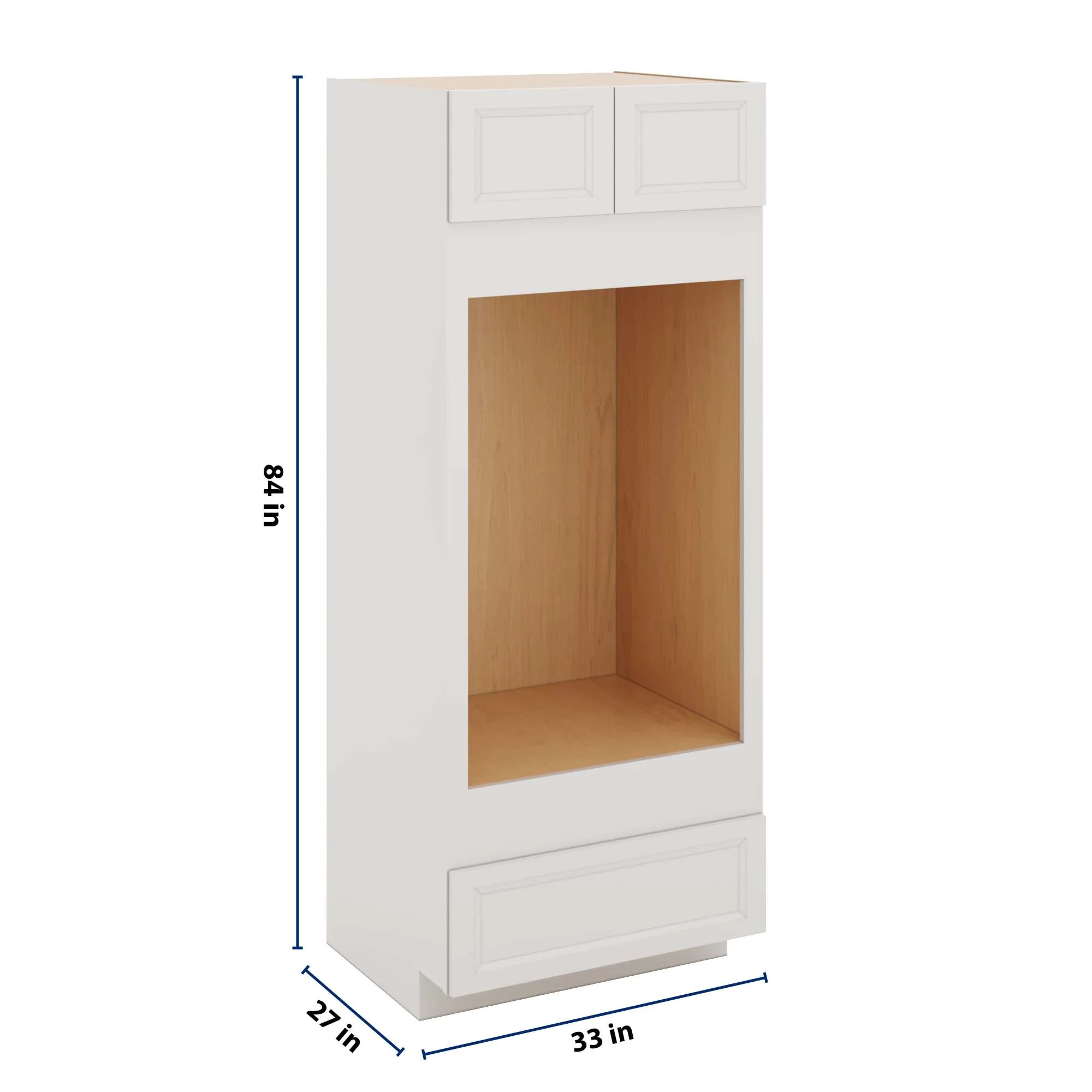 J&K Pure B5 Double Oven w/One (1) Bottom Drawer 33" W x 84" H x 27" D