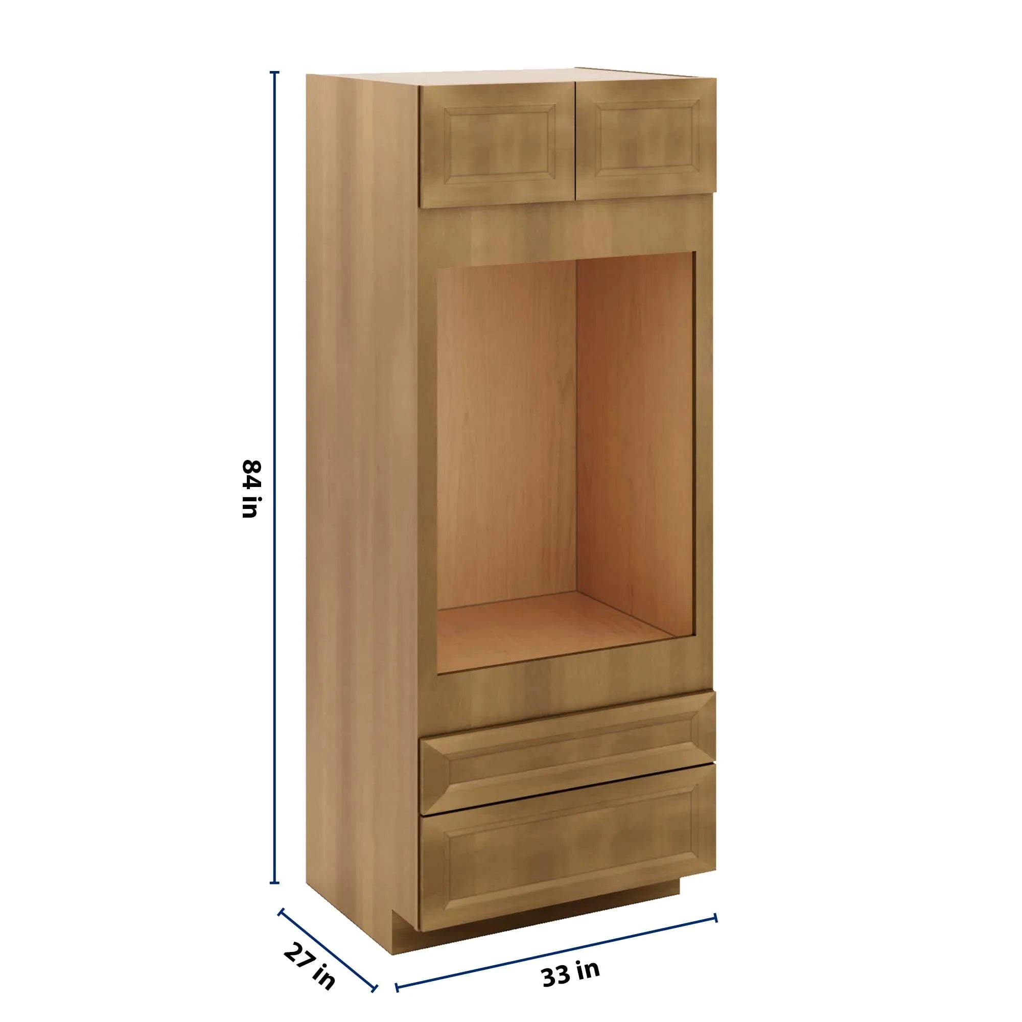 J&K Butterscotch B8 Single Oven w/Two (2) Bottom Drawers 33" W x 84" H x 27" D