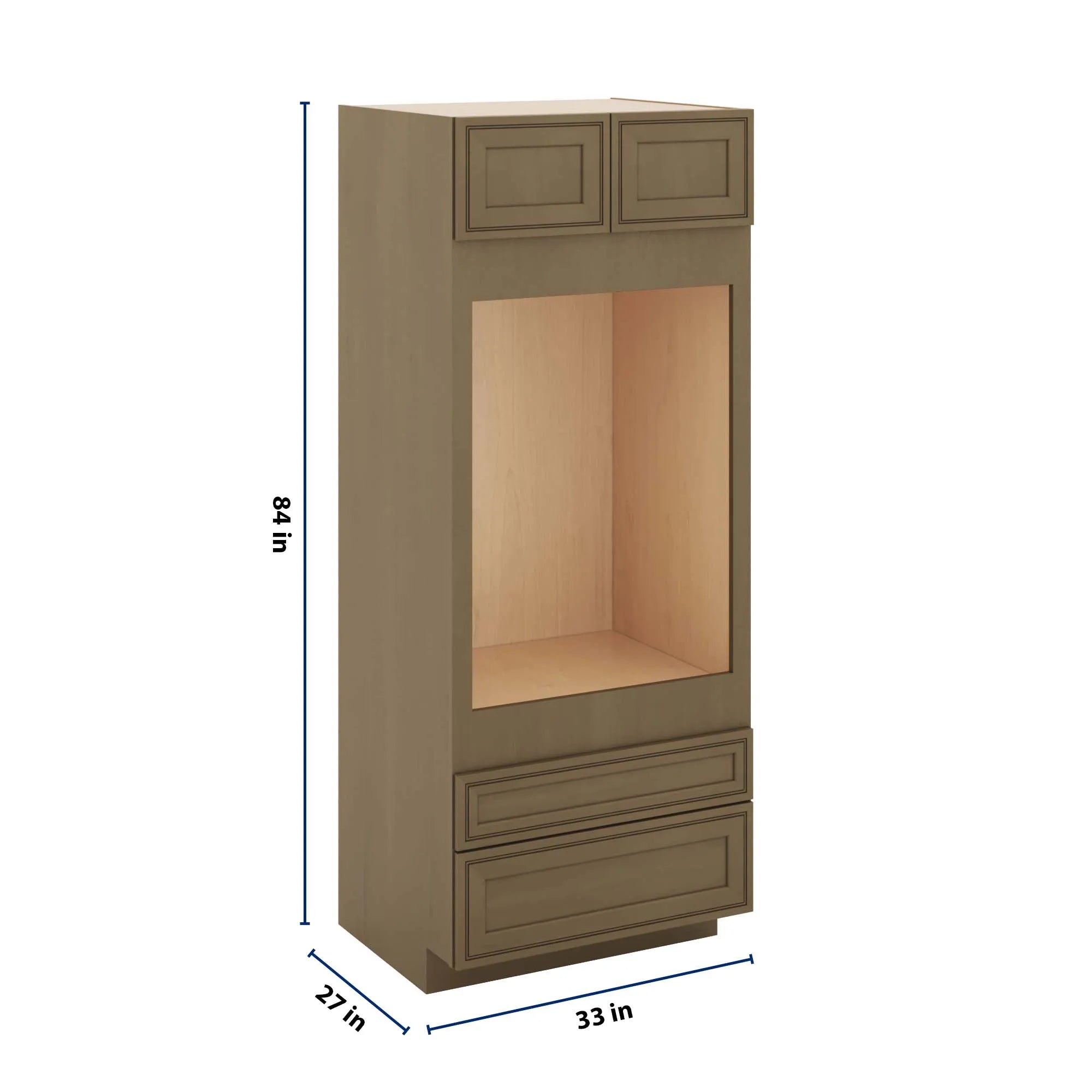 J&K Hazel H8 Single Oven w/Two (2) Bottom Drawers 33" W x 84" H x 27" D