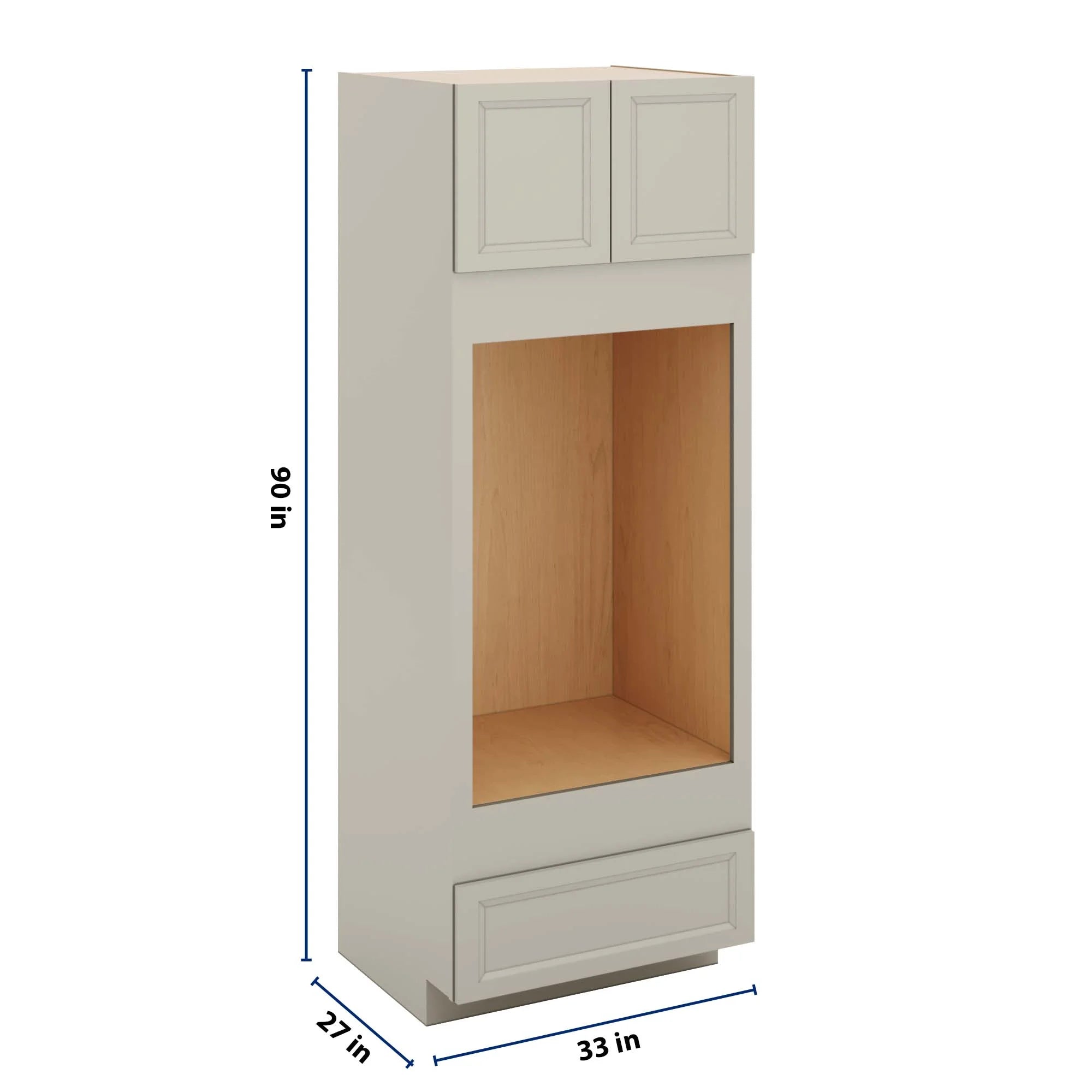 J&K Pebble B6 Double Oven w/One (1) Bottom Drawer 33" W x 90" H x 27" D