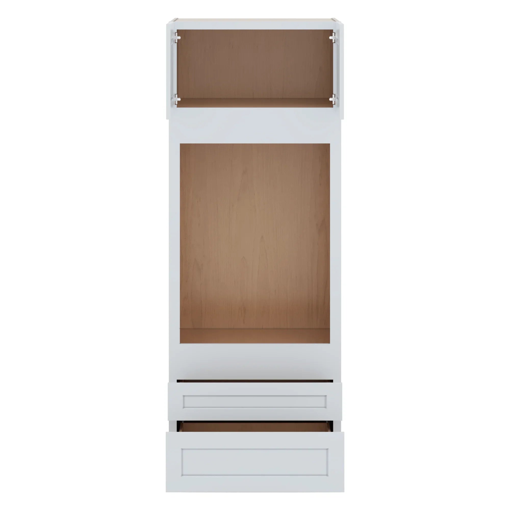 Two (2) Bottom Drawers 33" W x 90" H x 27" D