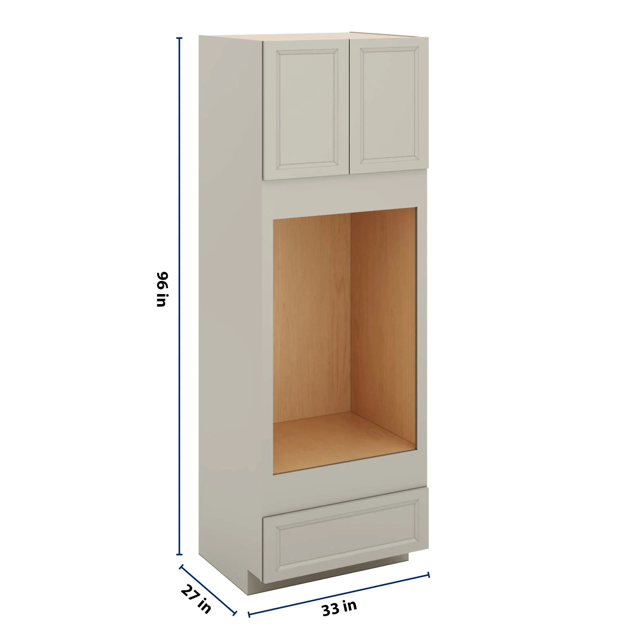 J&K Pebble B6 Double Oven w/One (1) Bottom Drawer 33" W x 96" H x 27" D