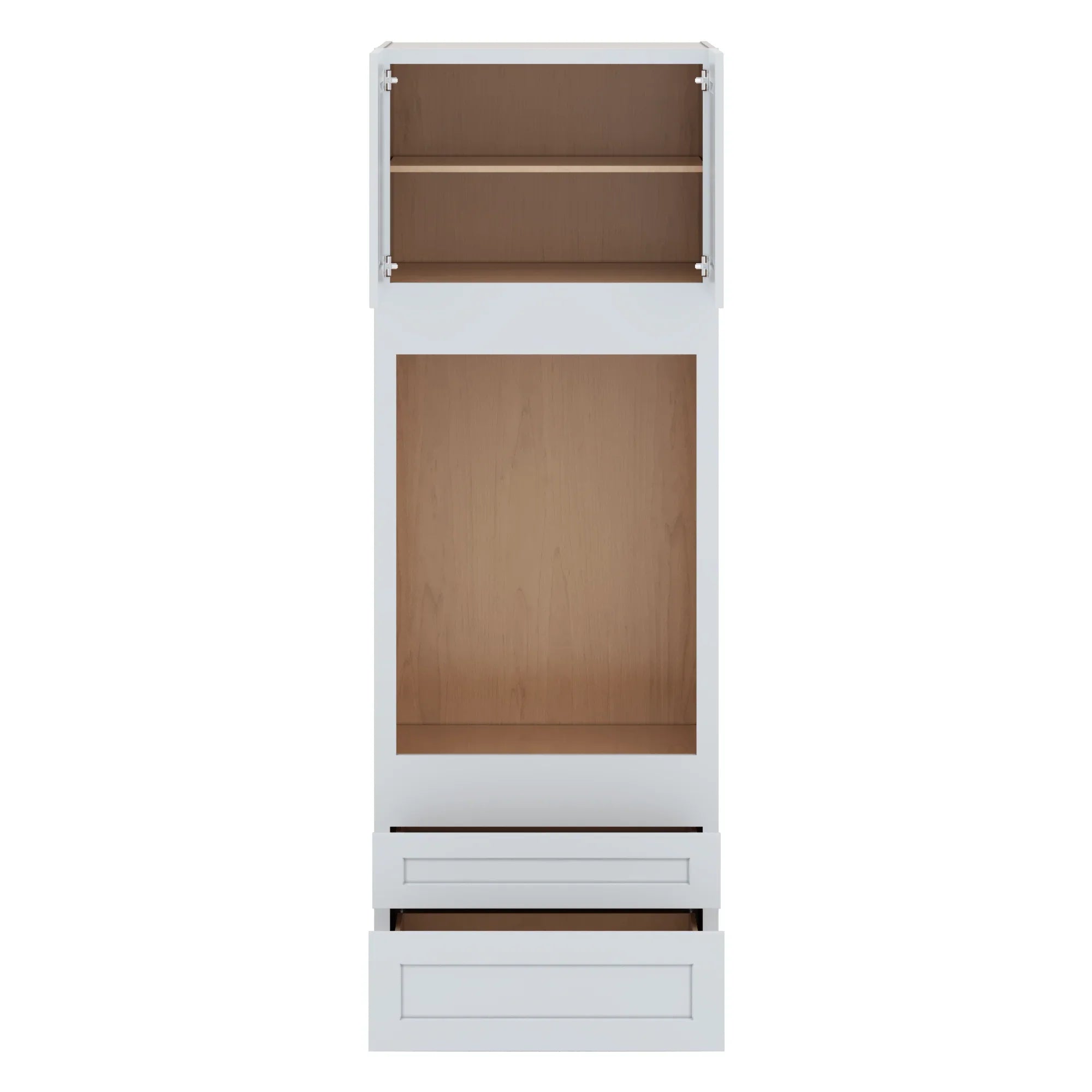 Two (2) Bottom Drawers 33" W x 96" H x 27" D