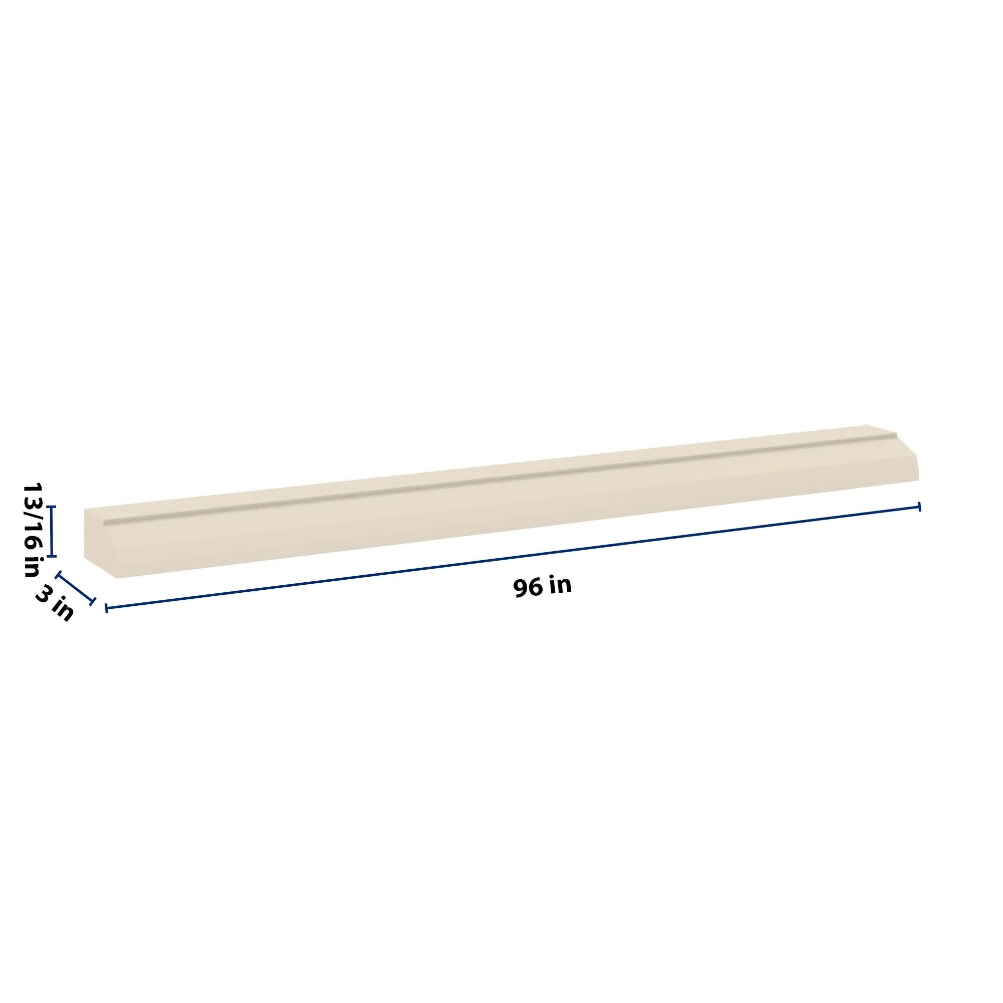 J&K Pearl Glazed H9 96" W Ogee Molding
