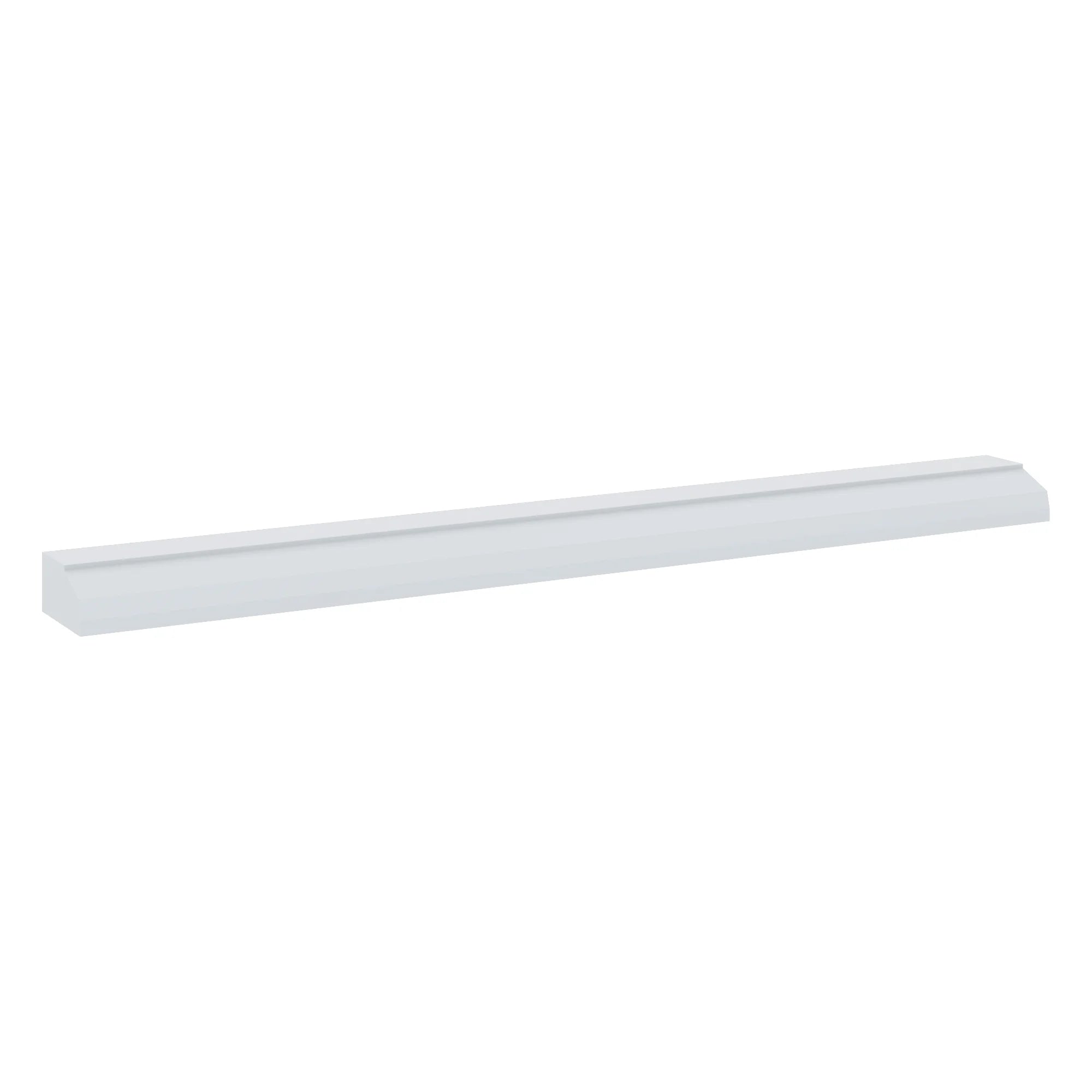 J&K White Shaker S8 96" W Ogee Molding