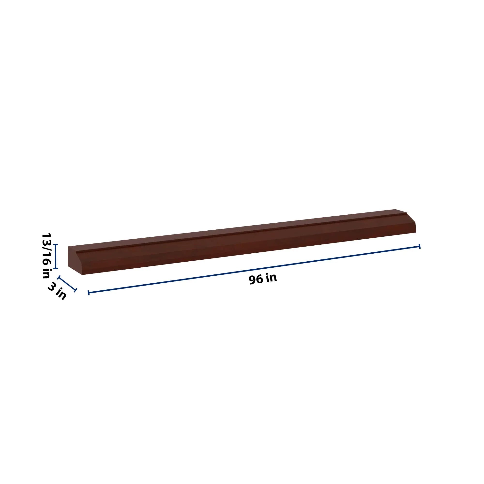 J&K Mahogany J5 96" W Ogee Molding