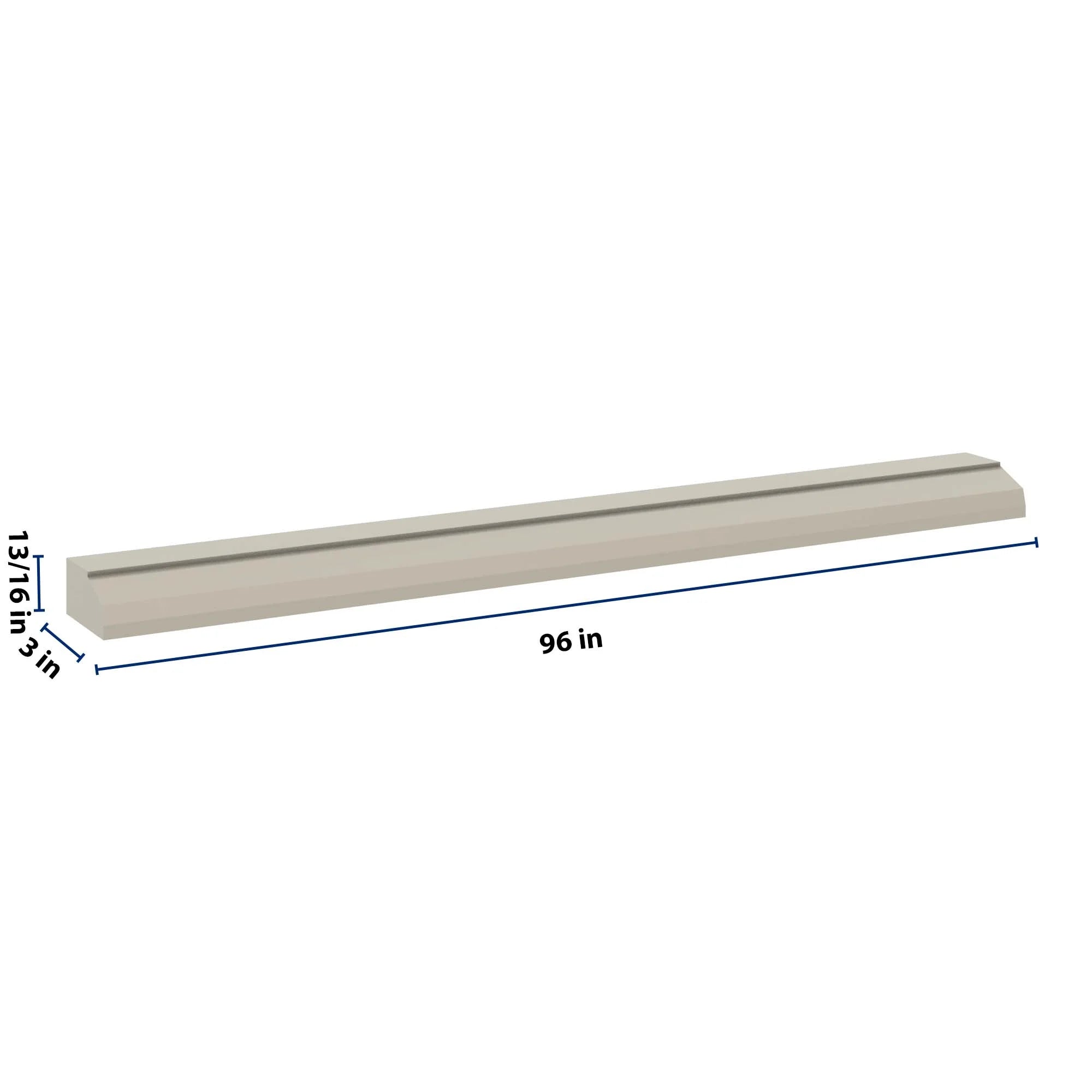 J&K Pebble B6 96" W Ogee Molding