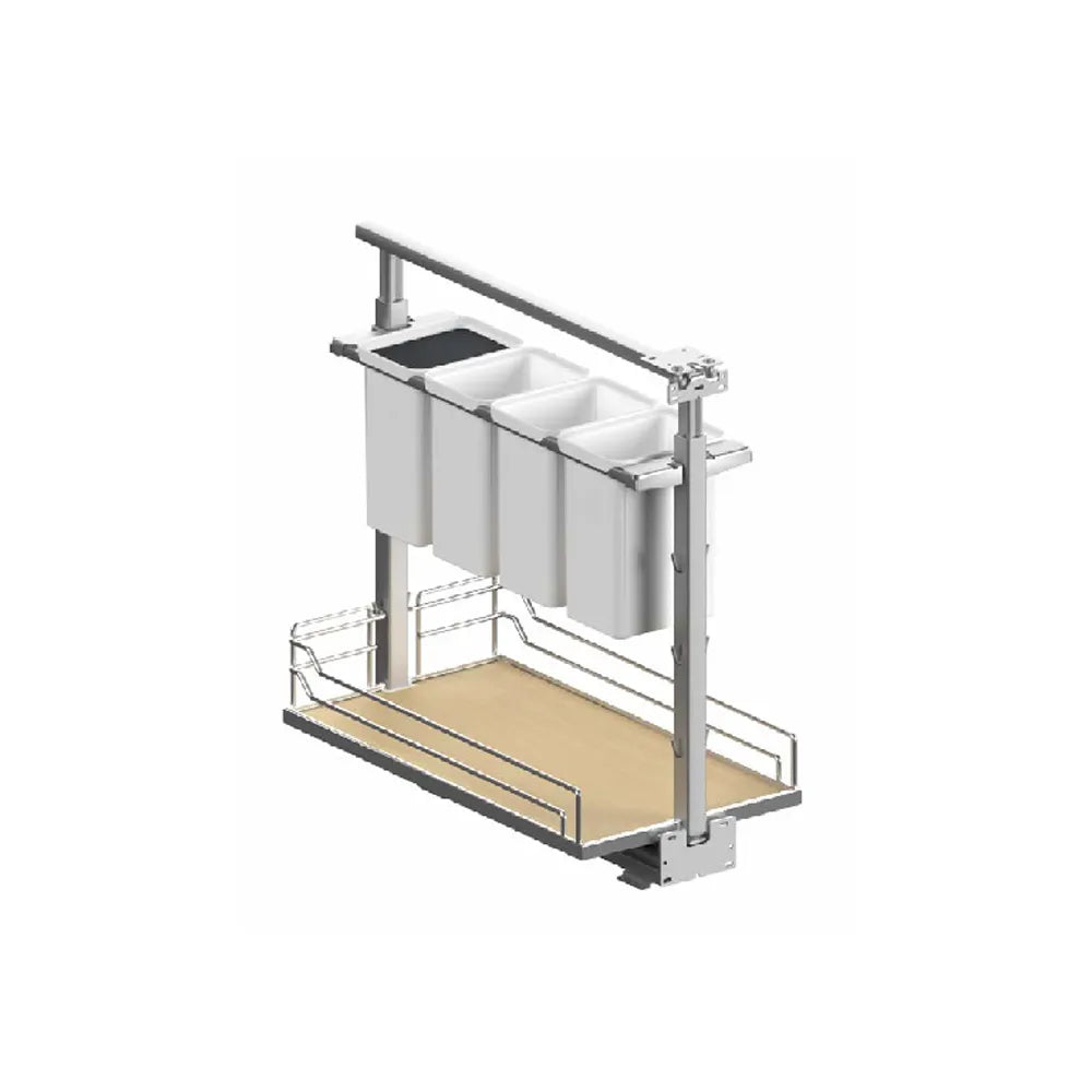 Fabuwood Ovela Catalina Grigio Gloss 12" W Full Door Utility & Knife Pull Out