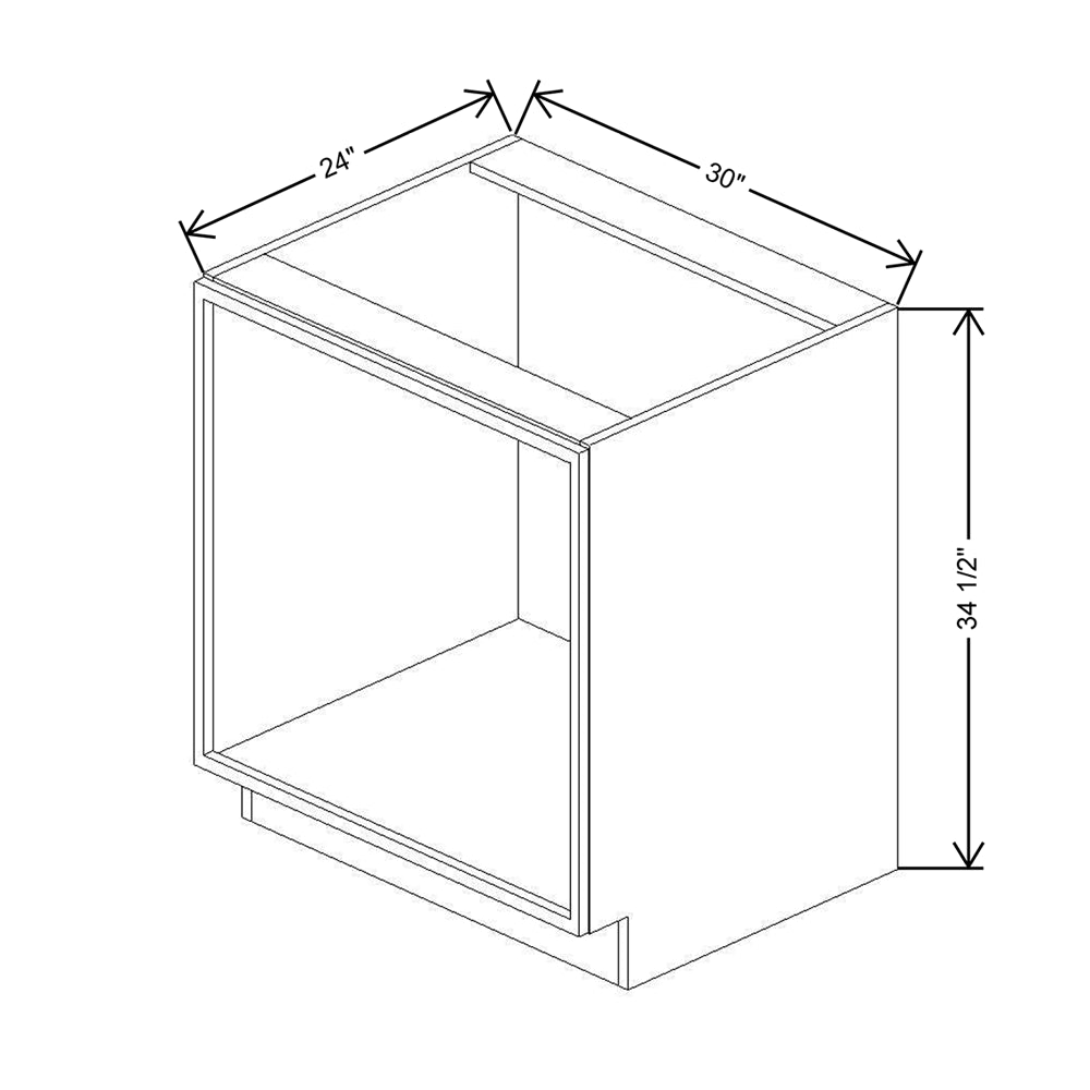 CNC Classic Broadway Beach 30" W Oven Base Cabinet
