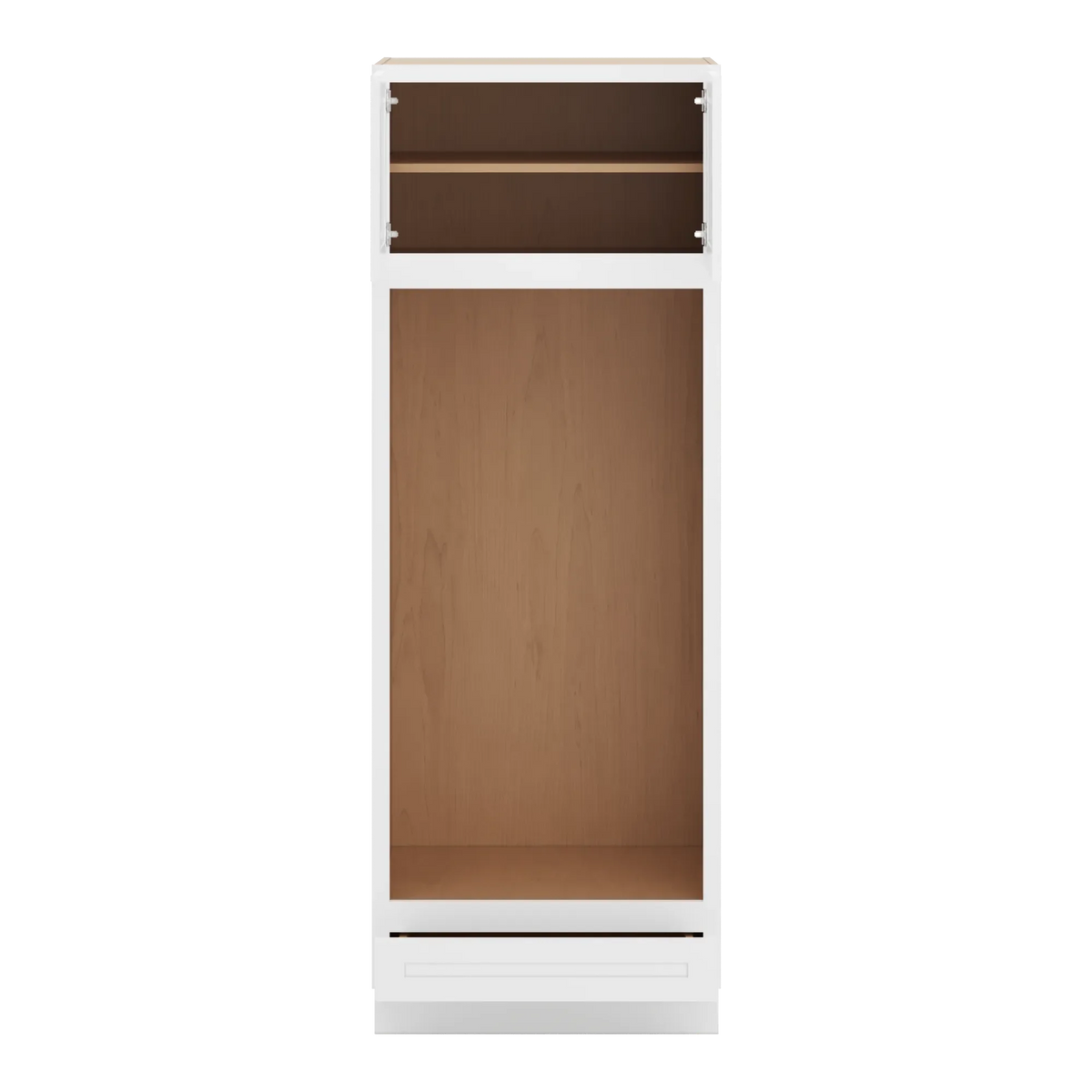 cnc luxor white 30 w x 84 h double oven cabinet