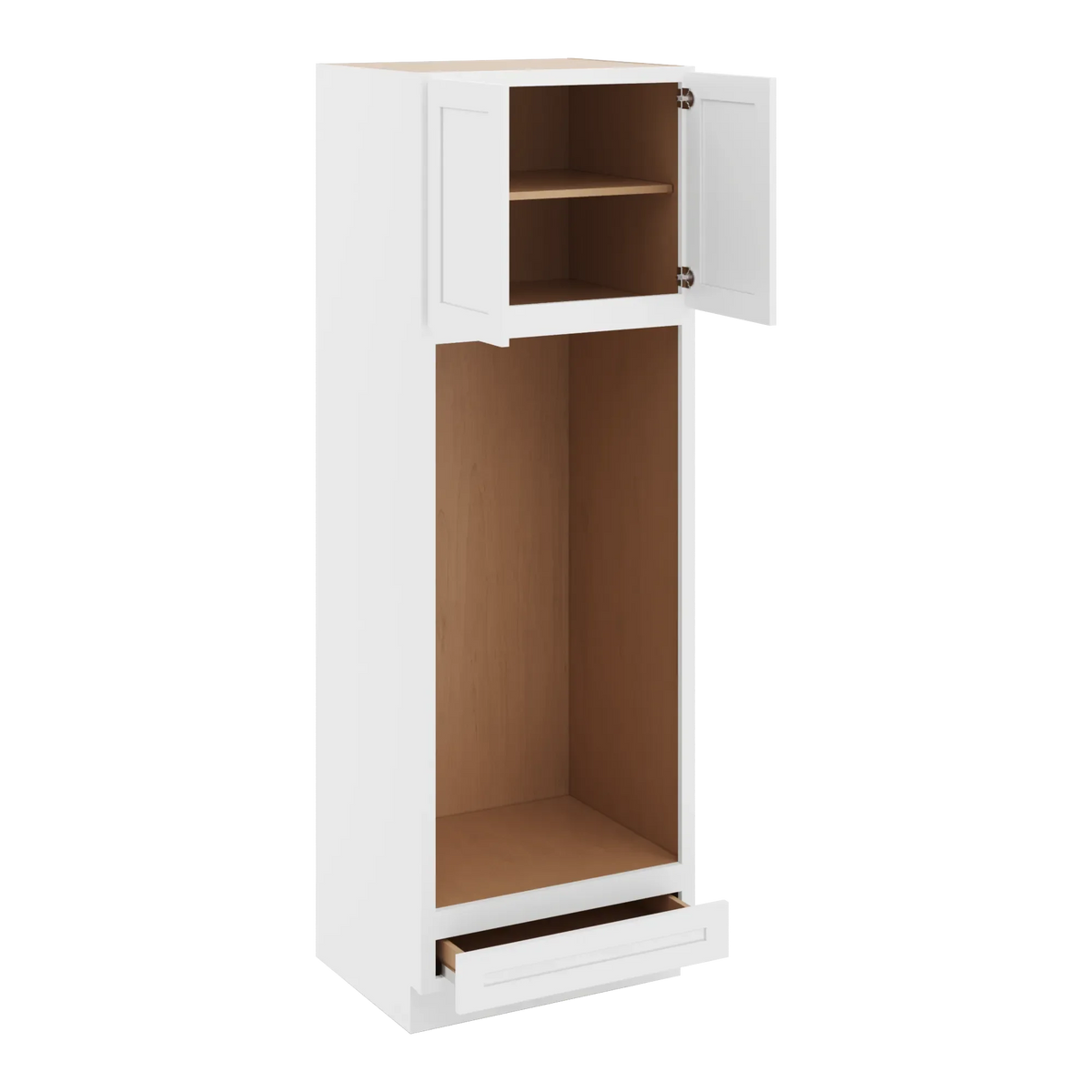 cnc luxor white 30 w x 90 h double oven cabinet