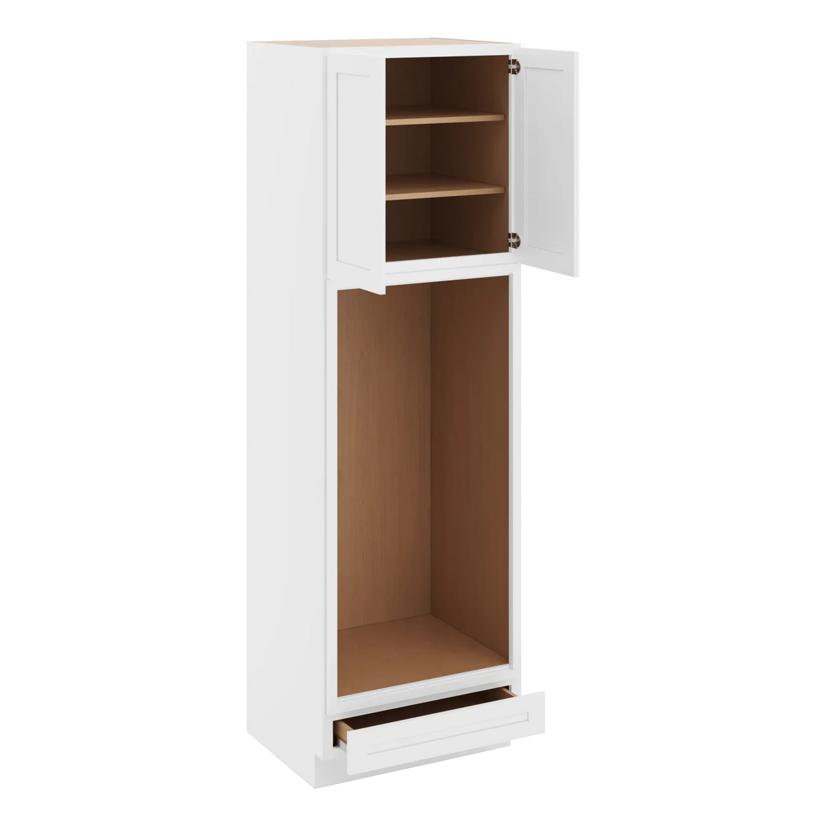 cnc luxor white 30 w x 96 h double oven cabinet