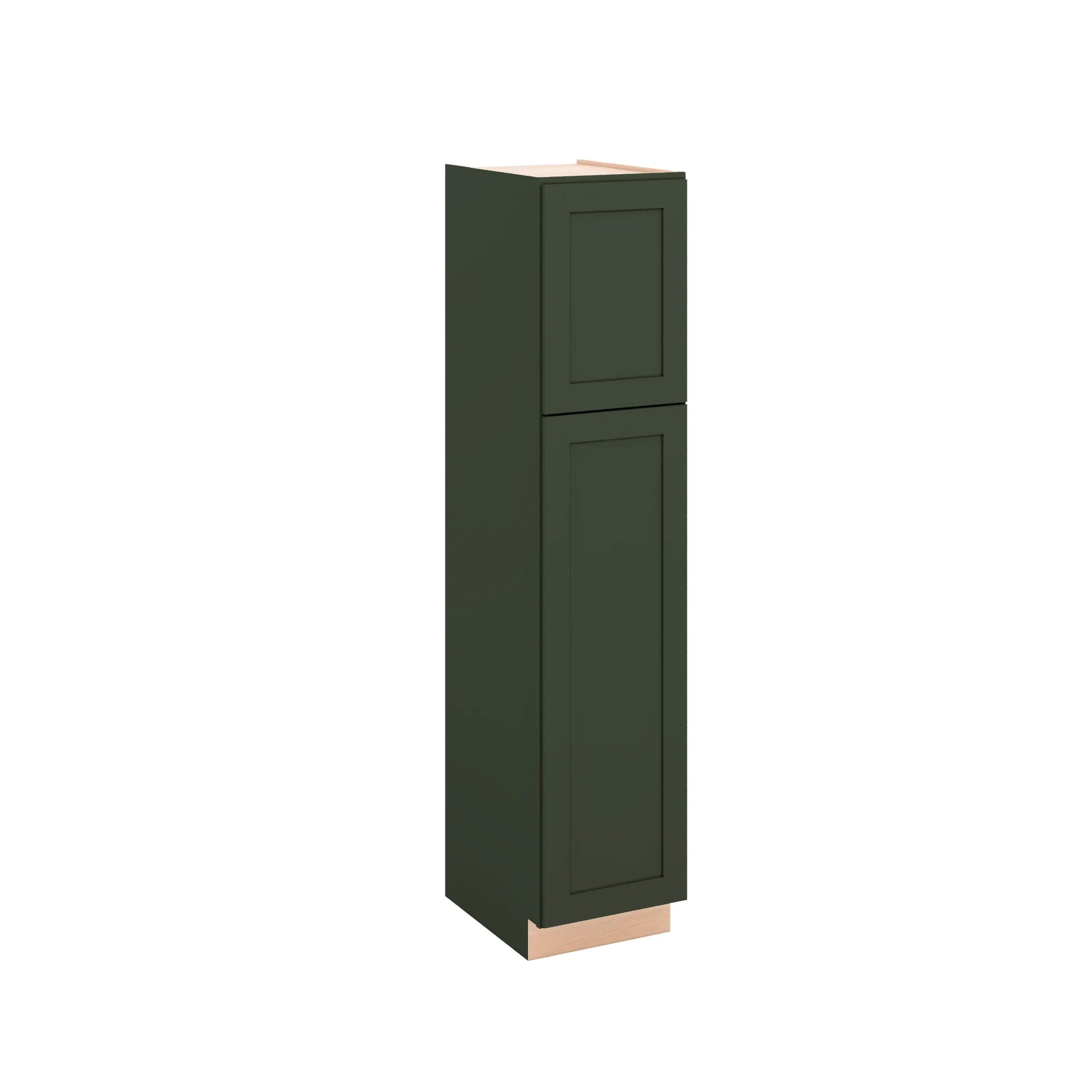 Modernform Cabinet Slim Sage Green 18" W X 84" H X 24" D Tall Pantry Cabinet