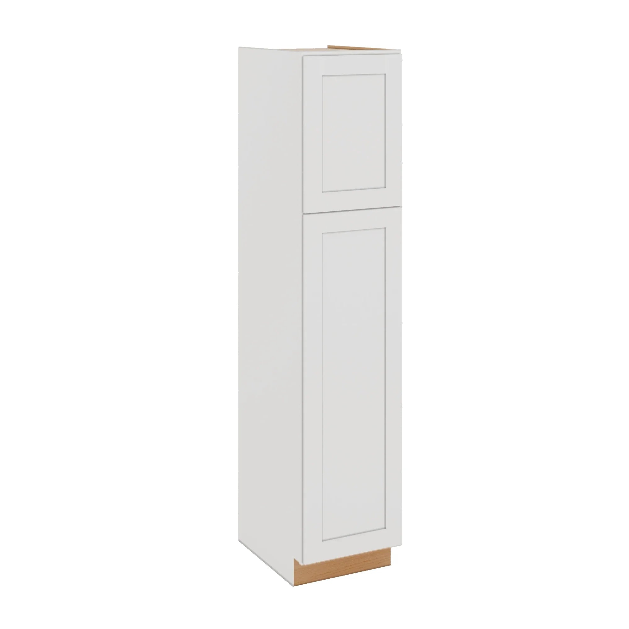 Modernform Cabinet White Shaker 18" W X 84" H X 24" D Tall Pantry Cabinet