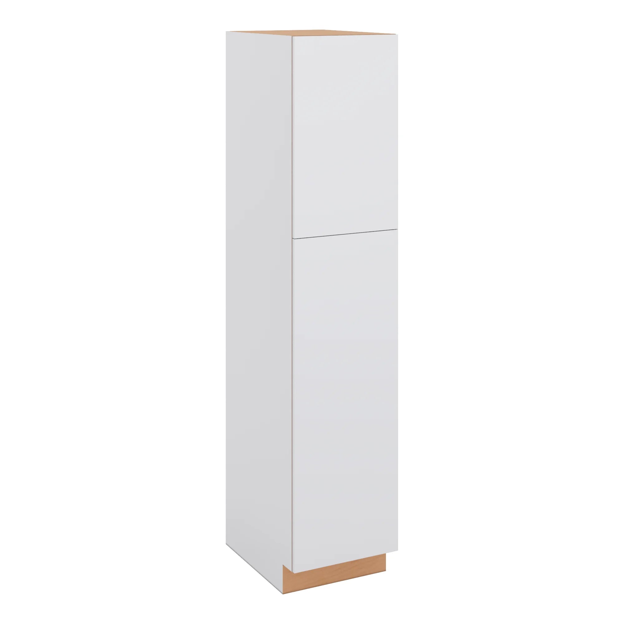 Modernform Cabinet Matte White 18" W X 84" H X 24" D Single Door Tall Pantry Cabinet